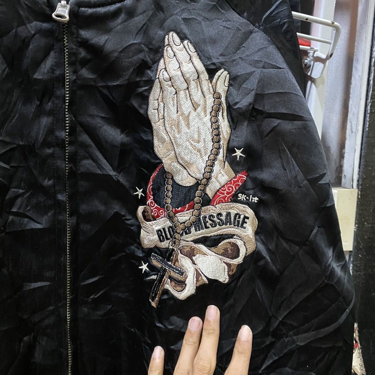 Tedman ARCHIVE Vintage Y2K Tedman Blood Message Reversible Jackets Size US L / EU 52-54 / 3 - 11 Thumbnail