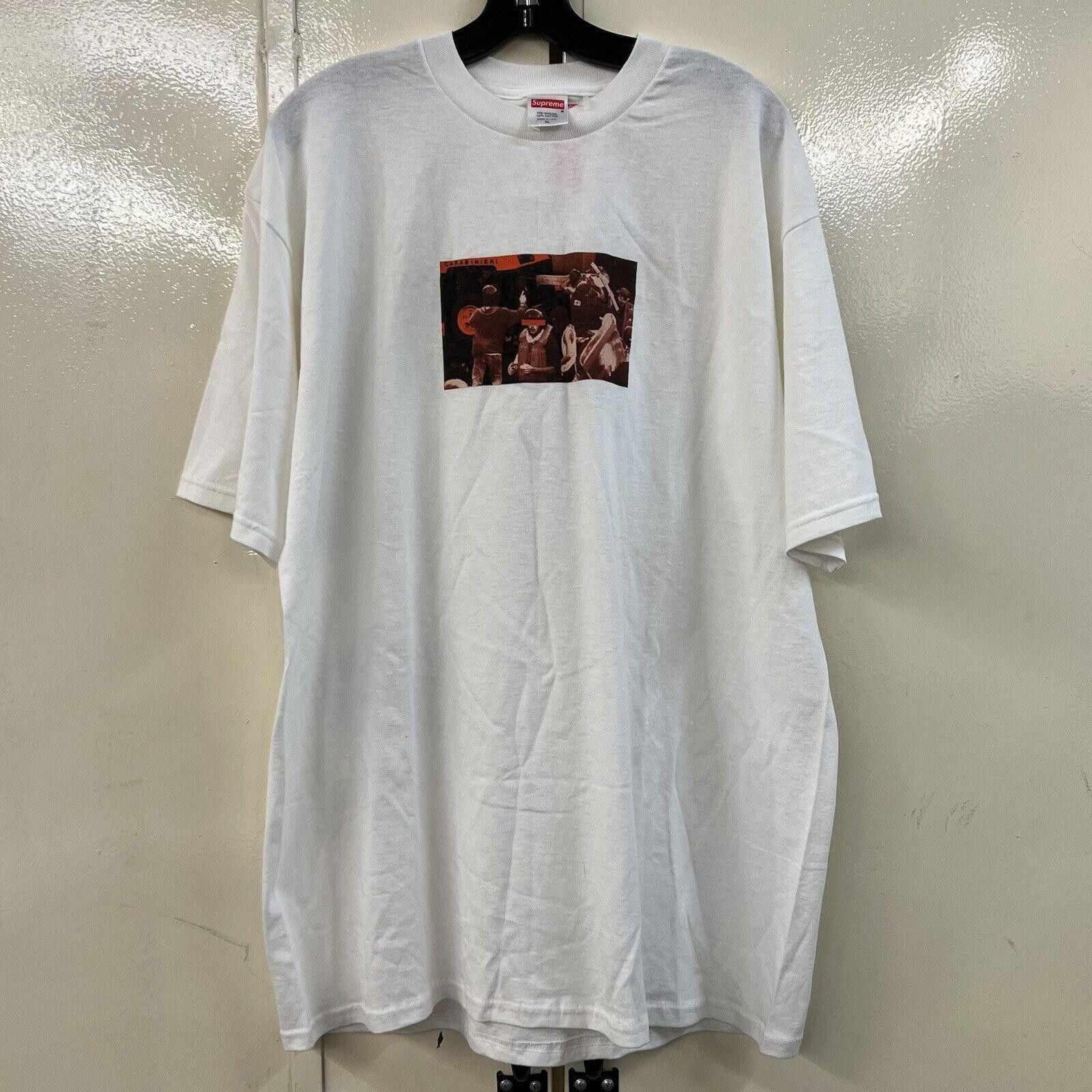 Supreme 2001 Supreme Protest Tee Carabinieri Carlo Giuliani XL Size US XL / EU 56 / 4 - 1 Thumbnail