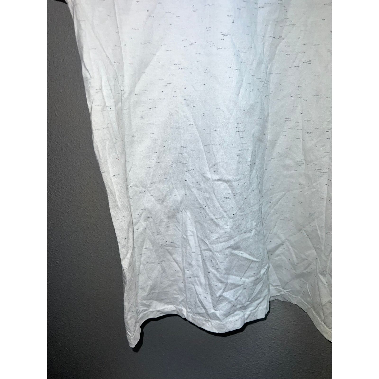 Vintage 90s Vintage H.L. Miller White Speckled Blank Shirt Tee VTG L Size US L / EU 52-54 / 3 - 5 Thumbnail