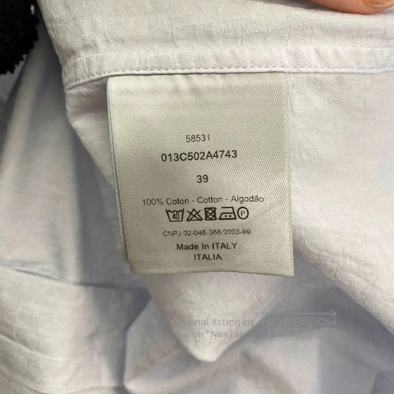 Dior Dior Monogram Print Long Sleeve Shirt. Size US XS / EU 42 / 0 - 4 Thumbnail