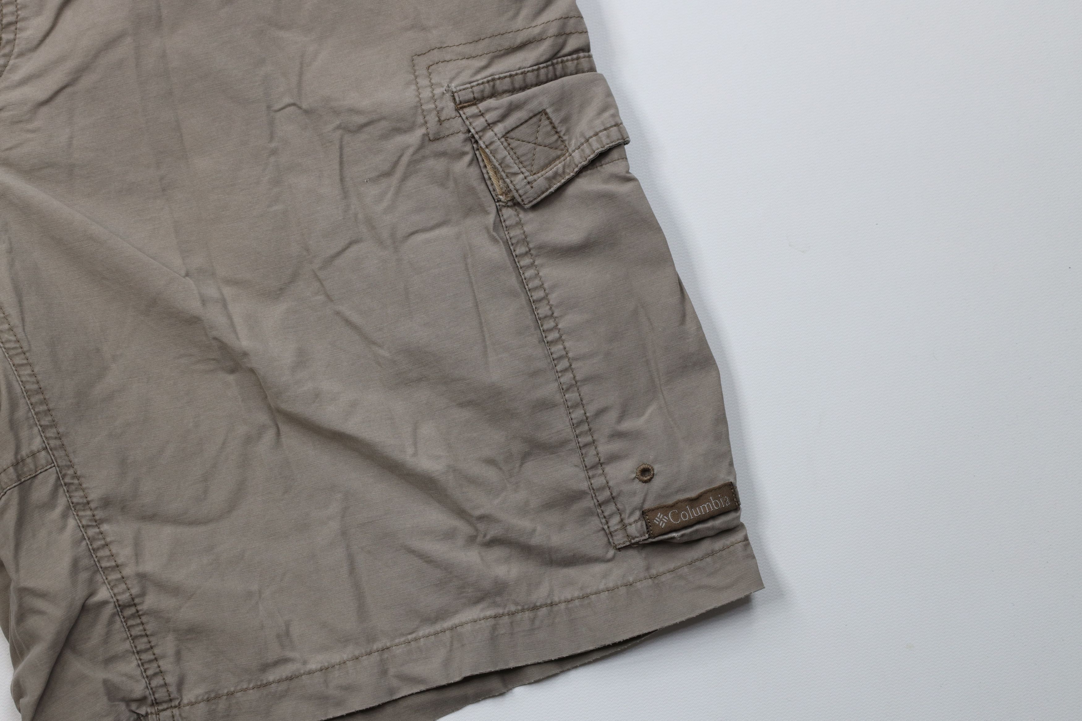 Columbia Vintage Y2K Columbia Belted Above Knee Lined Cargo Shorts Size US 32 / EU 48 - 5 Thumbnail