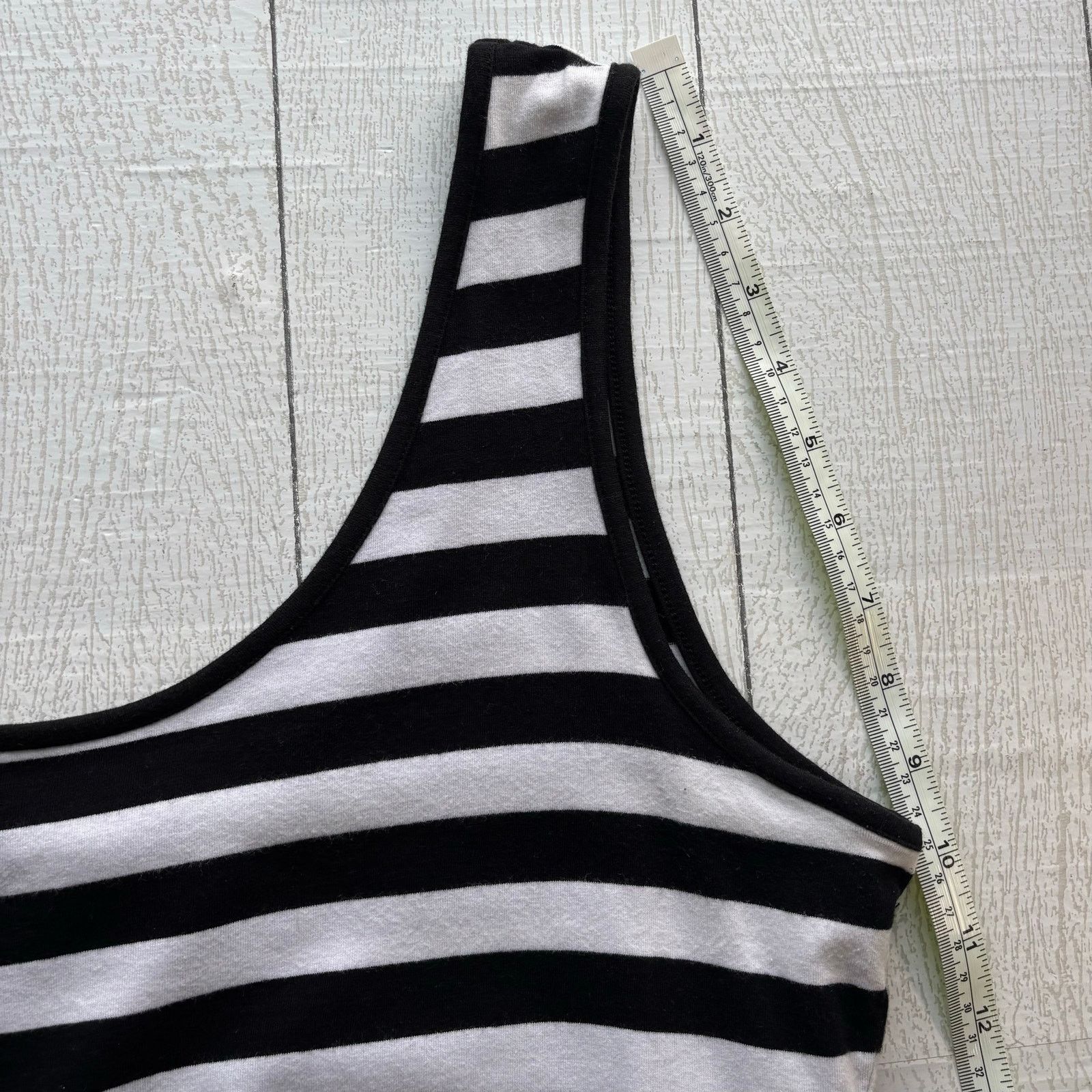 Other Torrid Black and White Striped Knit Thick Strap Tank Dress Size XL / US 12-14 / IT 48-50 - 6 Thumbnail