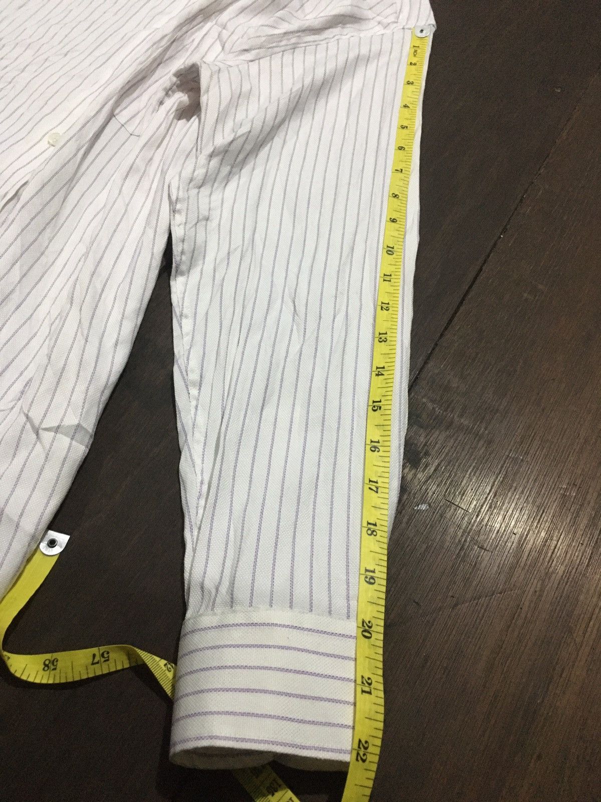 Balenciaga BALENCIAGA STRIPED SHIRT BUTTON UPS Size US M / EU 48-50 / 2 - 14 Thumbnail