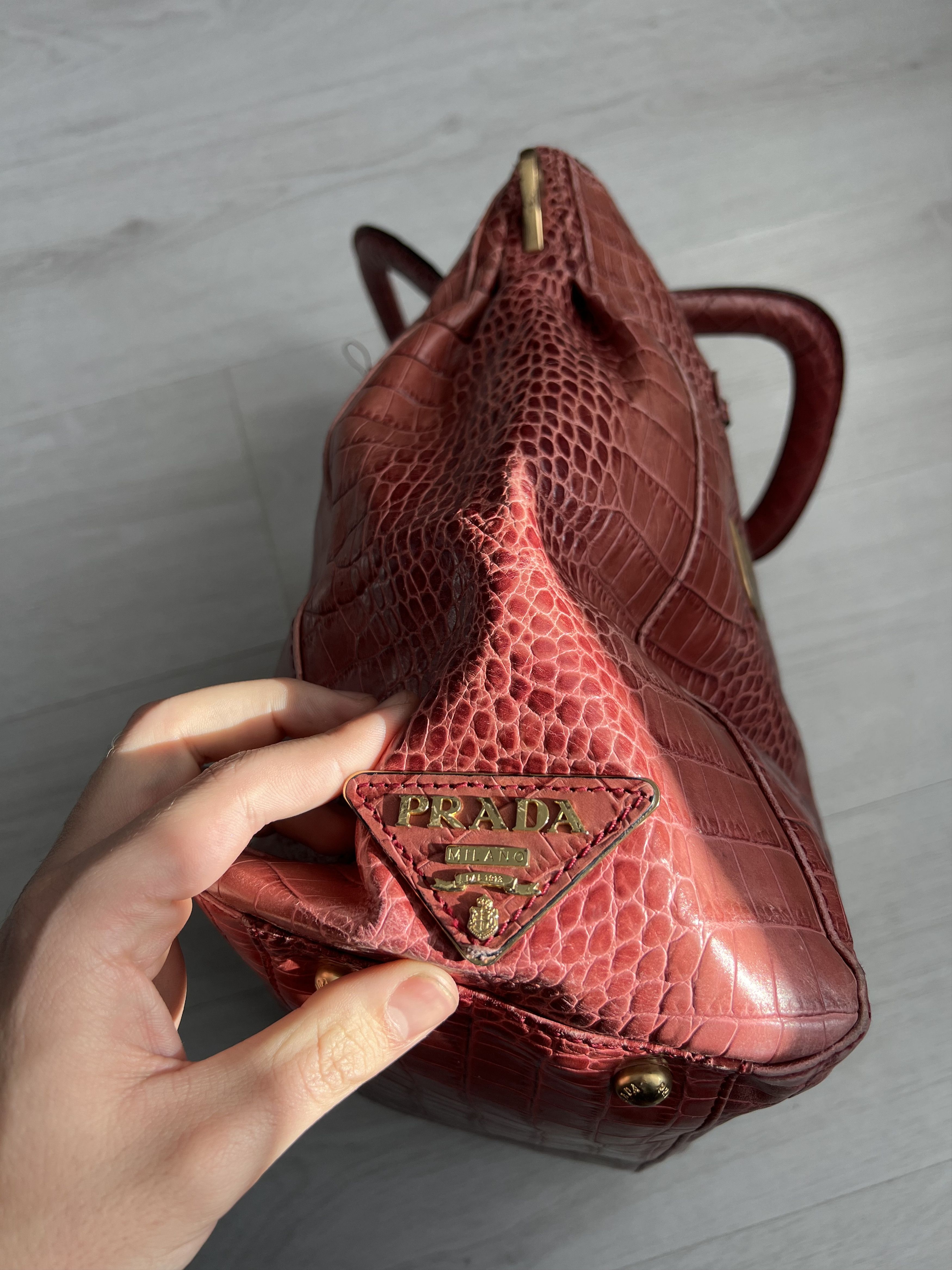 Prada Prada Crocodile Leather Size ONE SIZE - 3 Thumbnail