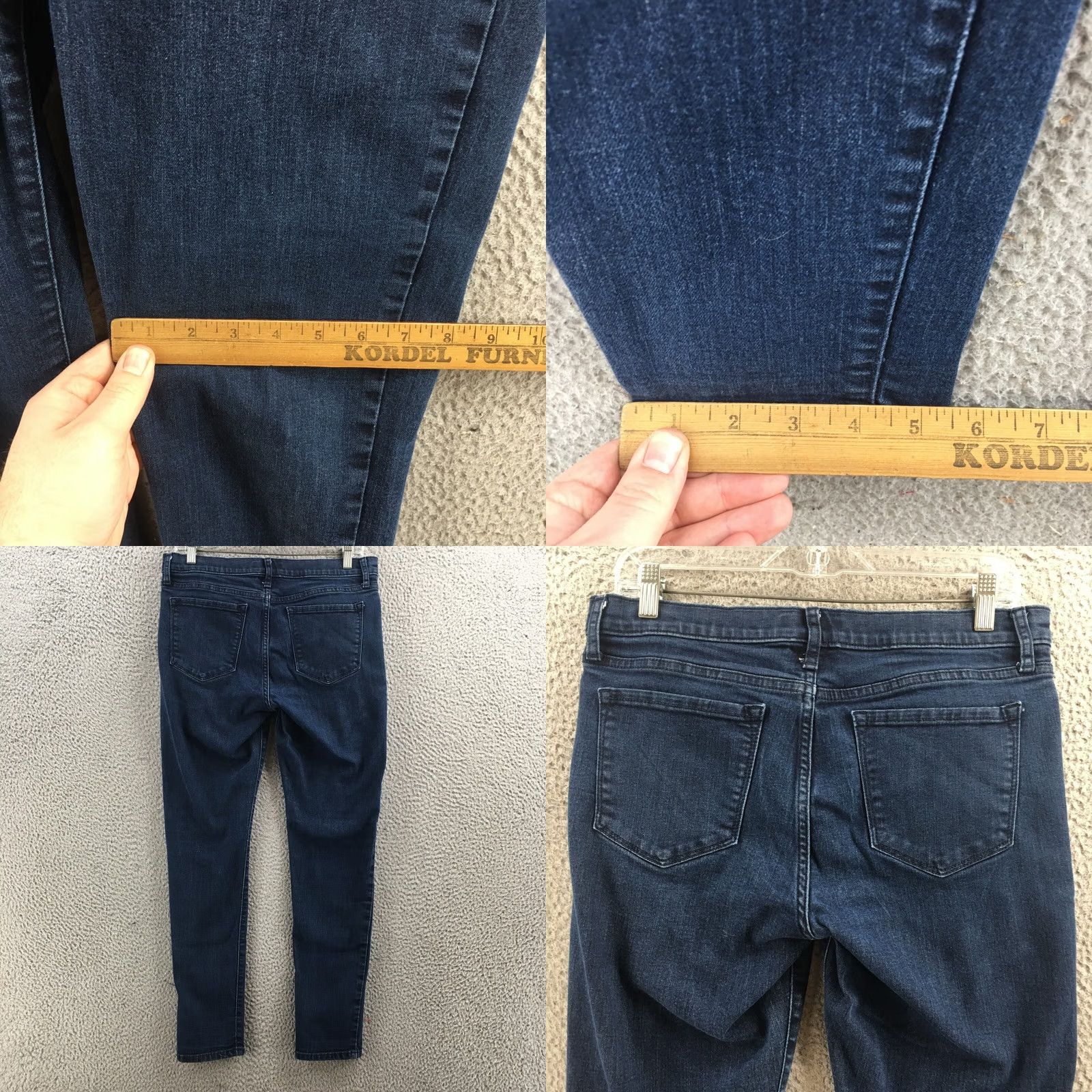Banana Republic Banana Republic Jeans Mens 30/10 Skinny Mid Rise Zip Fly Blue Cotton Blend Denim 5-Pocket Style Slim Regular Size US 30 / EU 46 - 8 Thumbnail