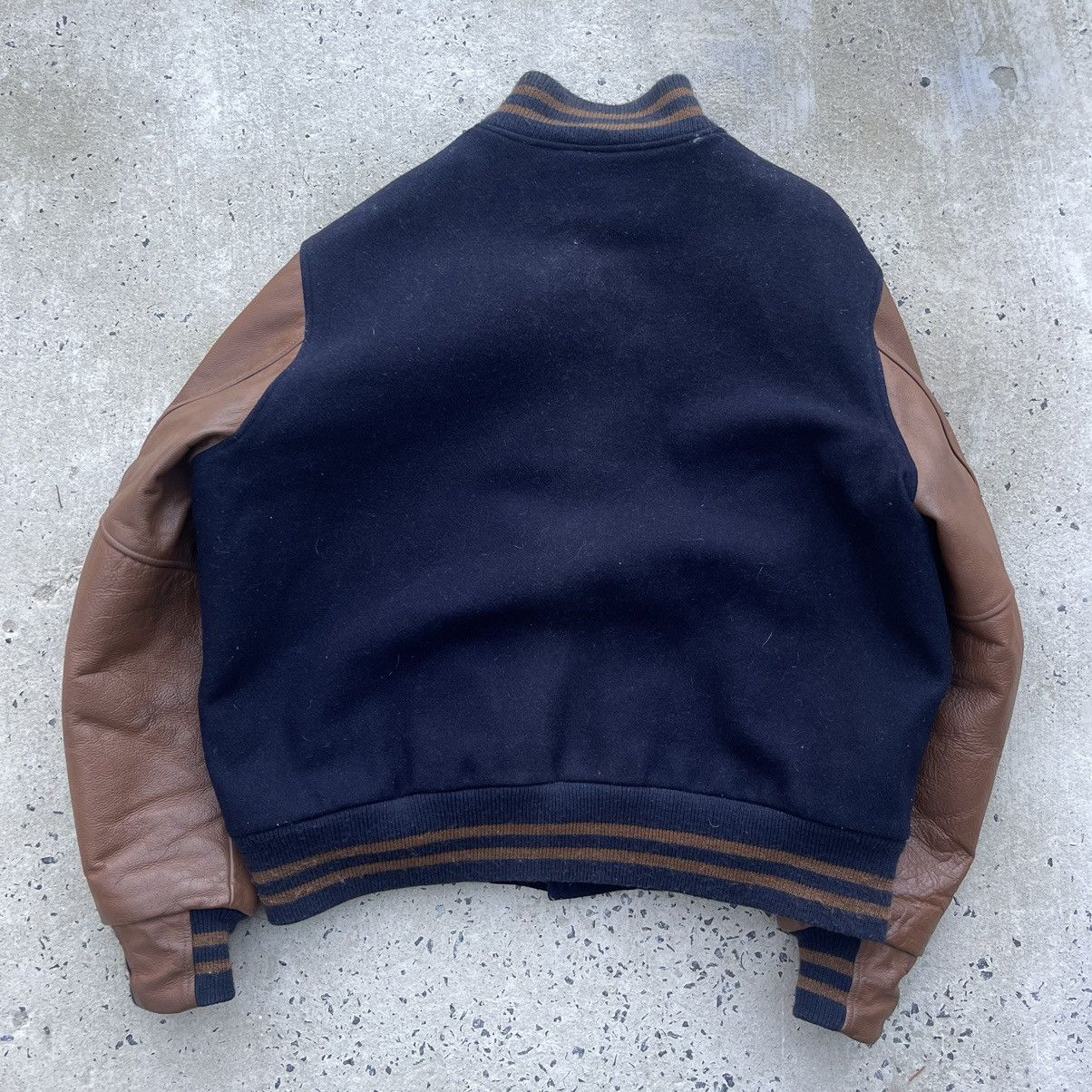 Golden Bear Vintage GOLDEN BEAR Leather Varsity Jacket Size US XXL / EU 58 / 5 - 6 Thumbnail