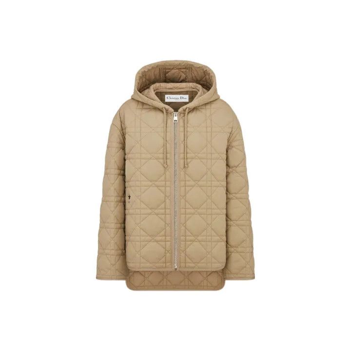 Dior Dior FW22 Hooded Short Coat in Khaki 0079 Size M / US 6-8 / IT 42-44 - 1 Thumbnail