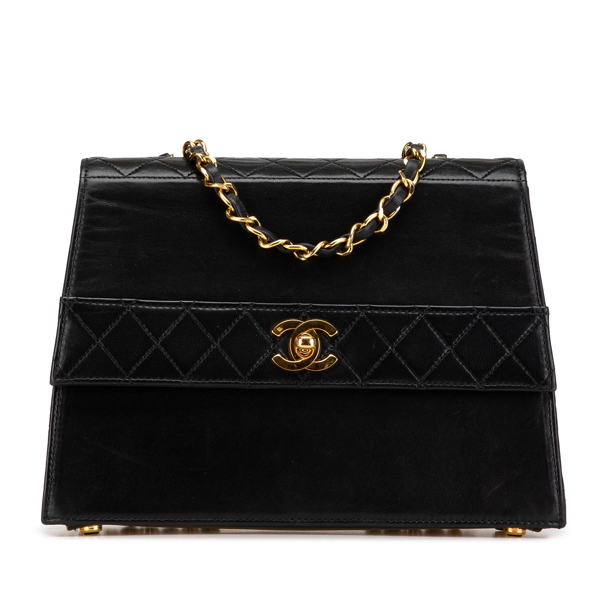 Chanel Chanel CC Lambskin Trapezoid Flap Black Size ONE SIZE - 1 Thumbnail