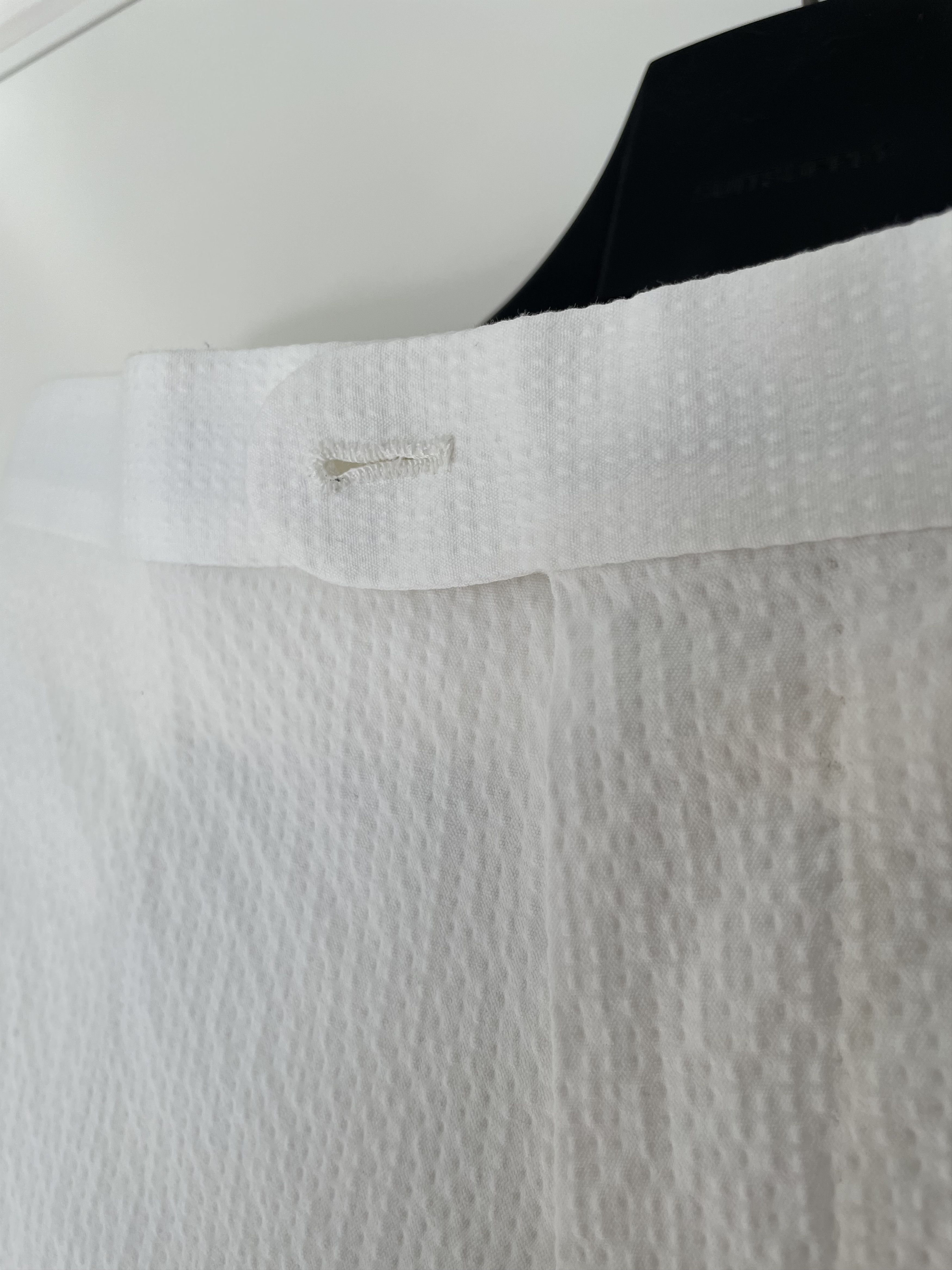 Other NWT Cavour white seersucker trousers, size w34\EU50 Size US 34 / EU 50 - 3 Thumbnail