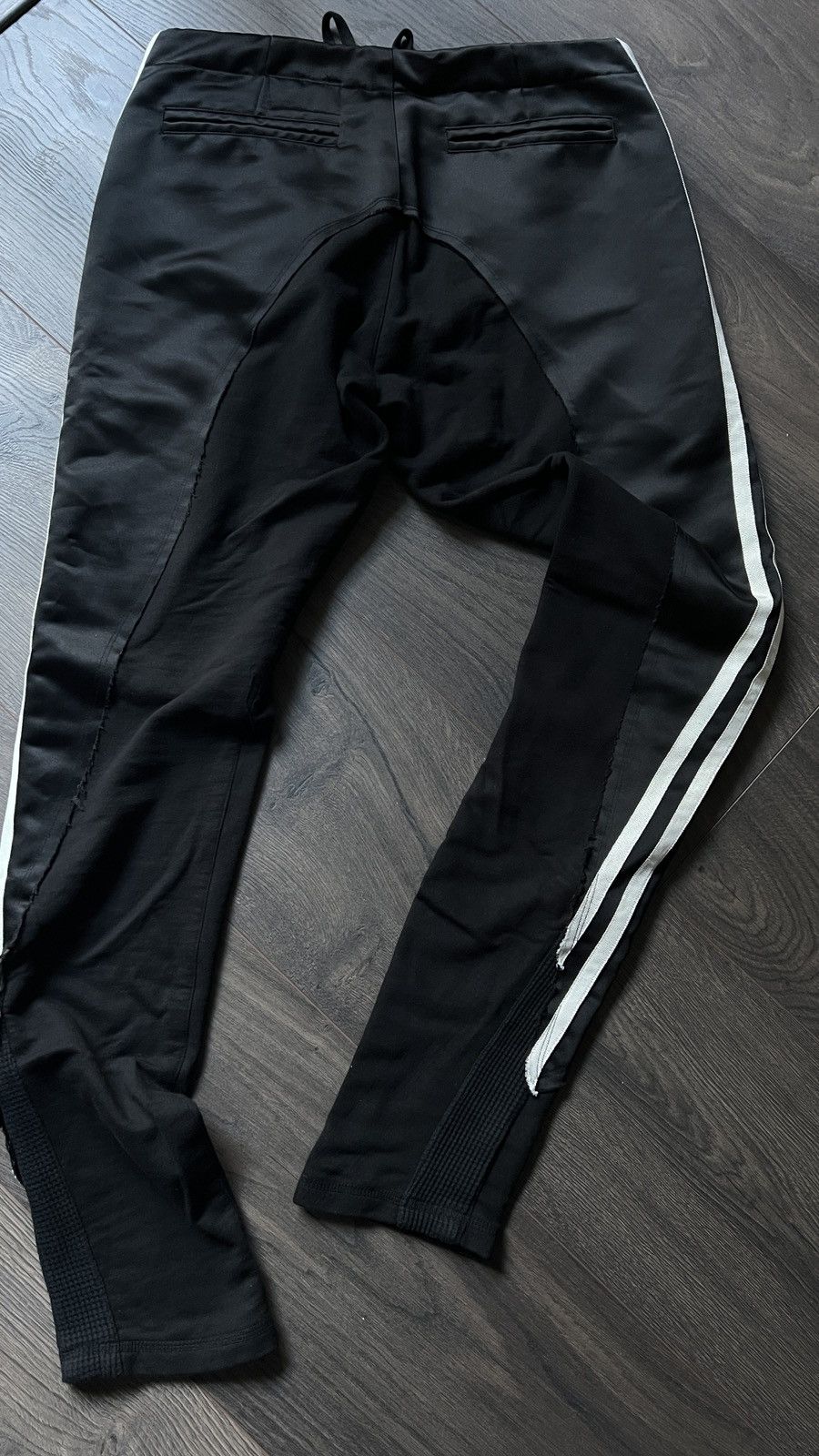 Greg Lauren Greg Lauren 50/50 Long Slim Track Pants Size US 32 / EU 48 - 4 Thumbnail