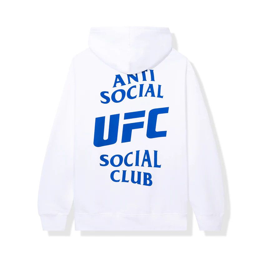 ASSC X UFC Self-Titled Hoodie White Anti Social Social Club