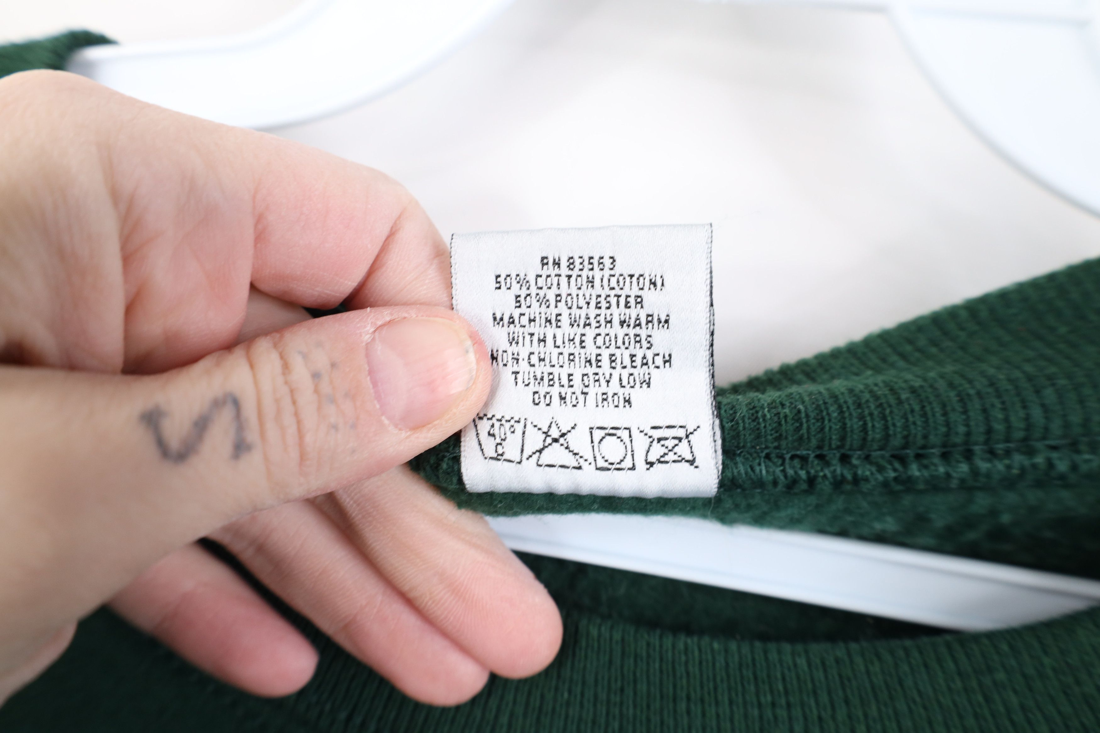 Vintage Vintage 90s Streetwear Crewneck Sweatshirt Hunter Green USA Size US XL / EU 56 / 4 - 6 Thumbnail