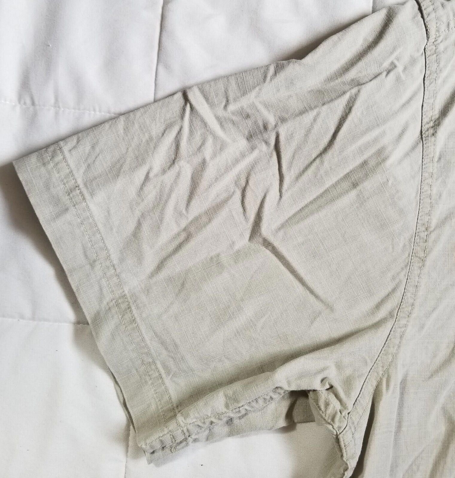 Wolverine Wolverine Large Tan 100% Cotton Button Up Short Sleeve Shirt Size US L / EU 52-54 / 3 - 9 Thumbnail