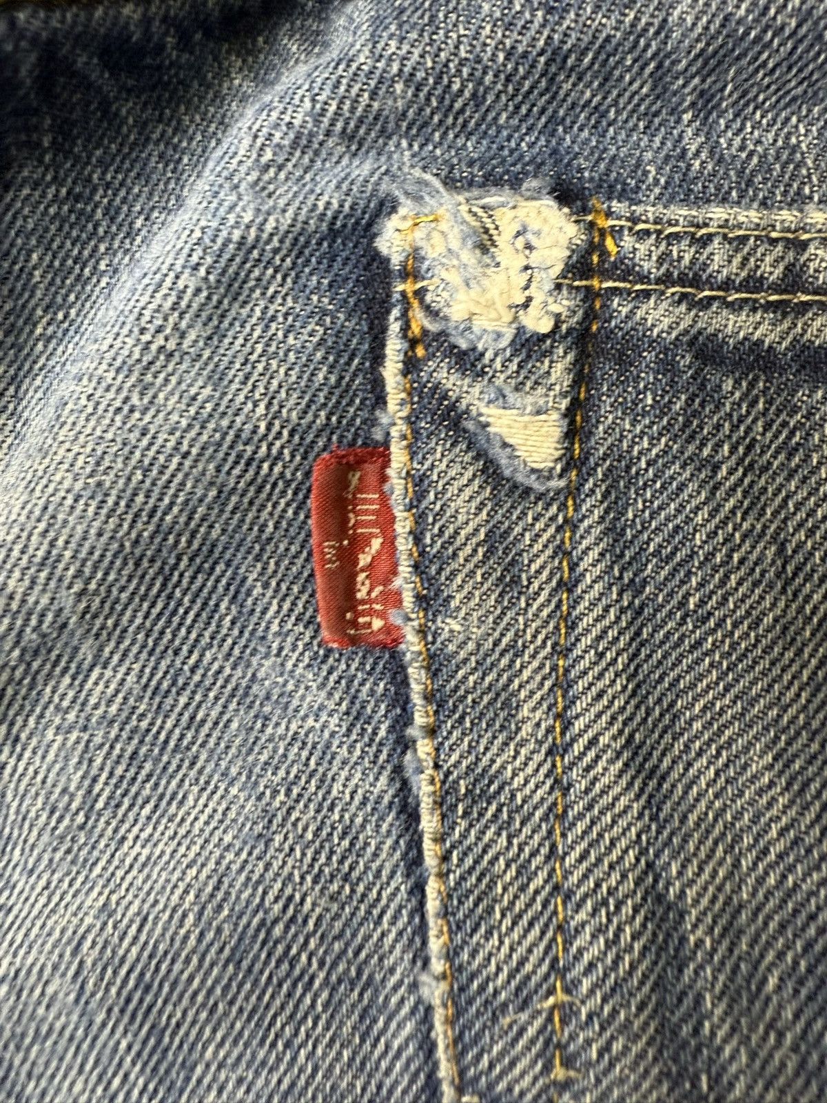Levi's Levis 501 capital E selvedge 33x34 Size US 33 - 3 Thumbnail