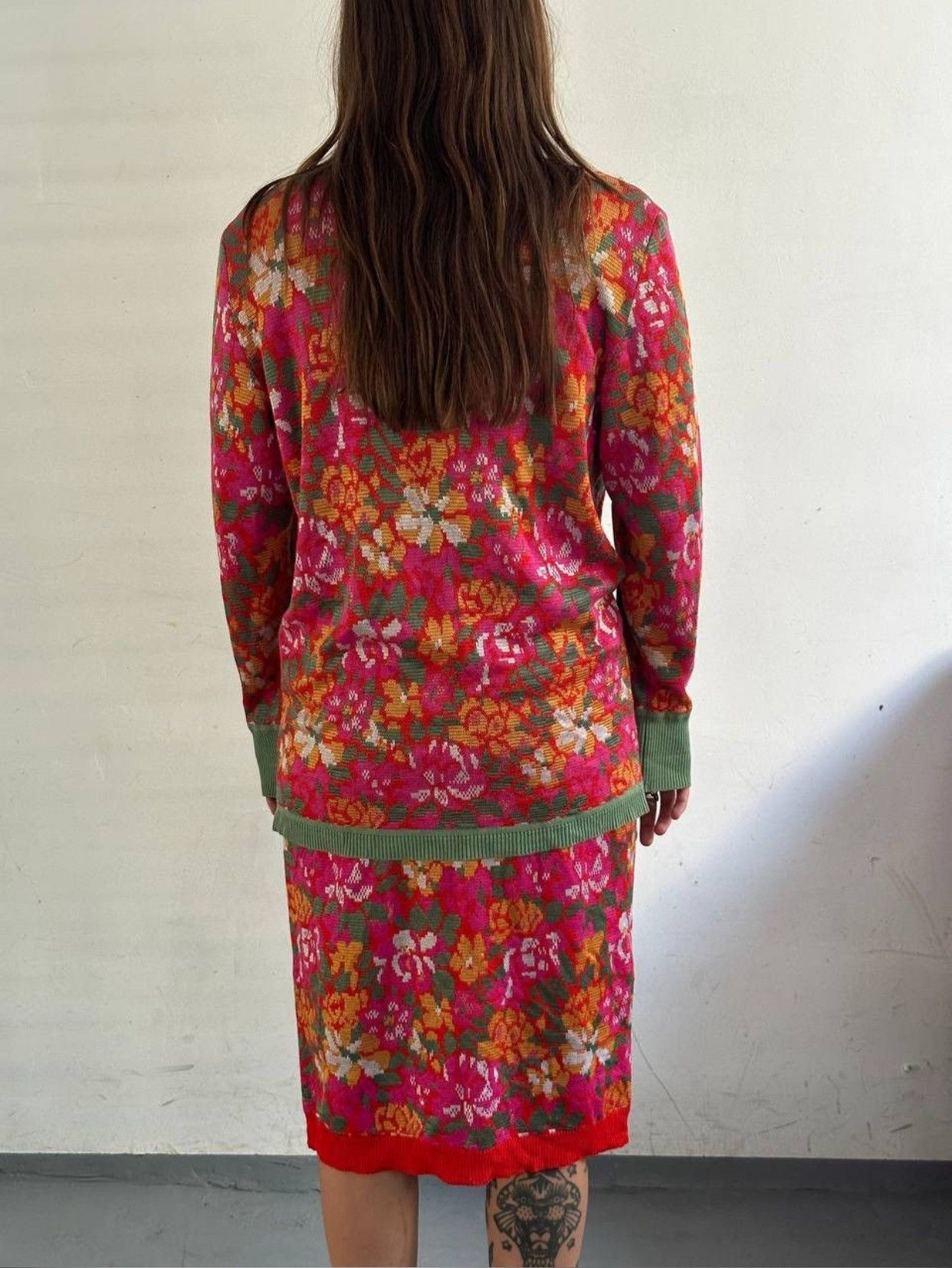 Designer × Vintage × Yves Saint Laurent Vintage YSL Yves Saint Laurent Women’s Rare Floral Suit Size S / US 4 / IT 40 - 2 Thumbnail