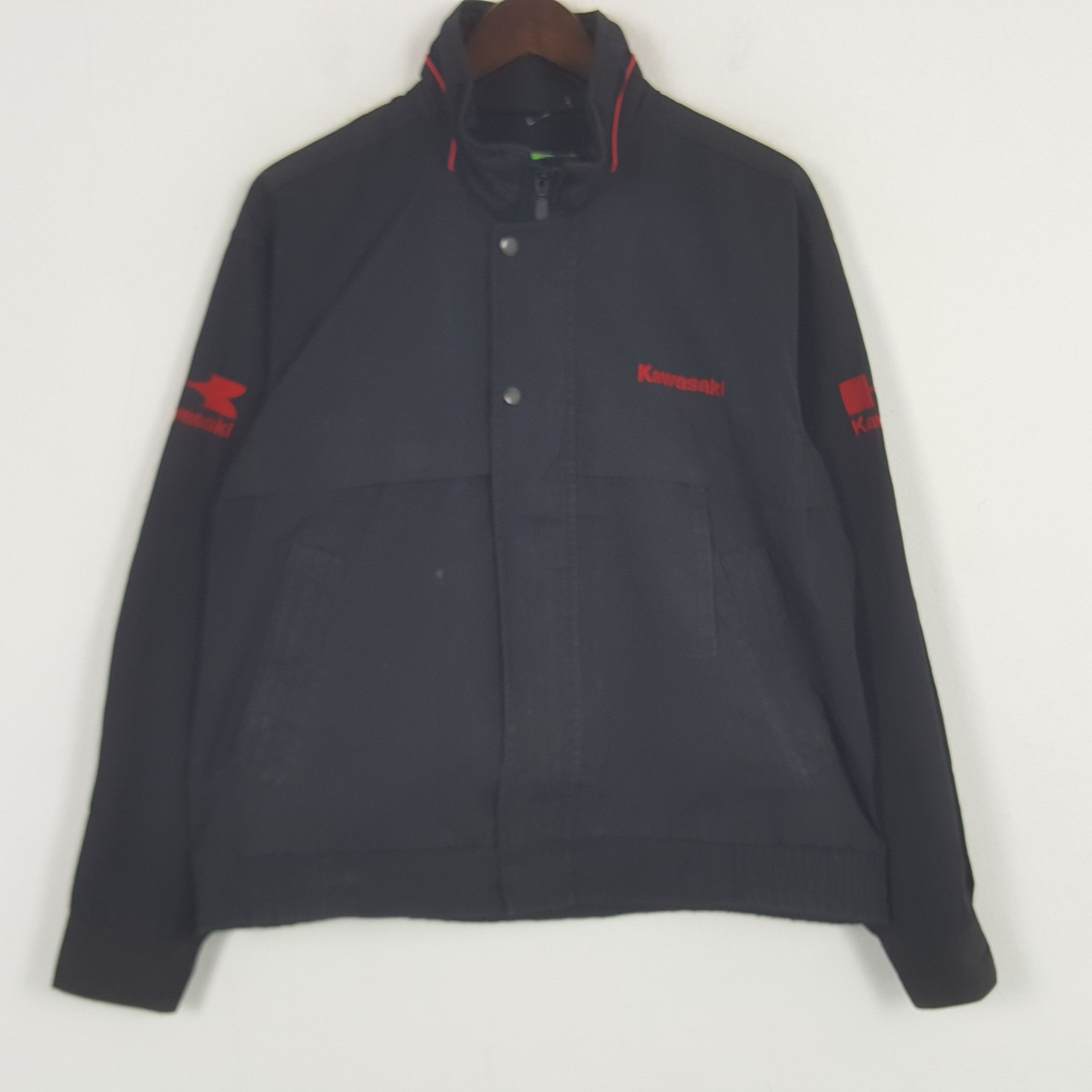 Sports Specialties × Vintage Vintage Kawasaki Racing Motorsport Jacket Size US L / EU 52-54 / 3 - 3 Thumbnail