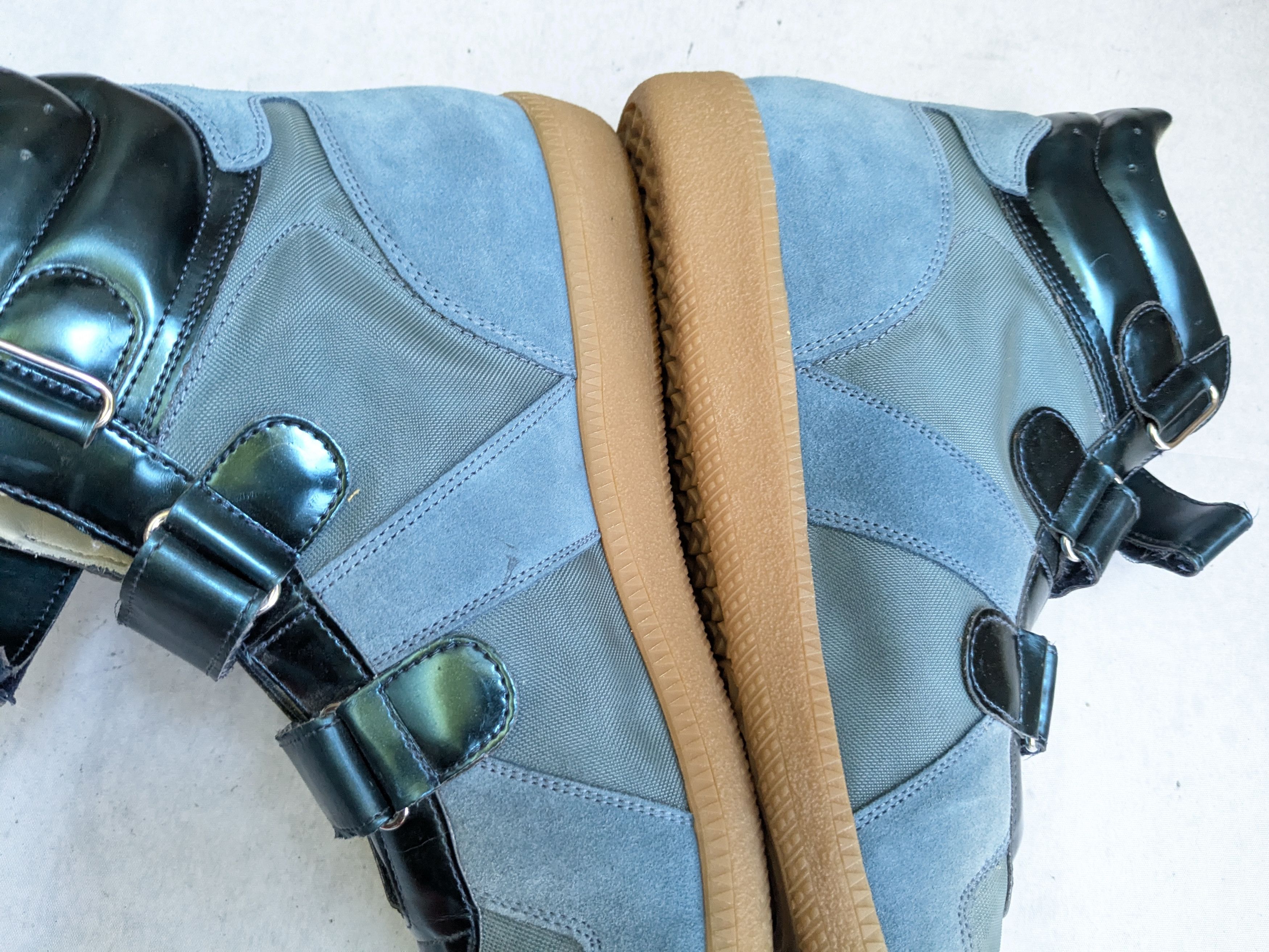 Maison Margiela Maison Margiela Triple Strap Sneakers Blue 12 45 GAT Replica Size US 12 / EU 45 - 15 Thumbnail