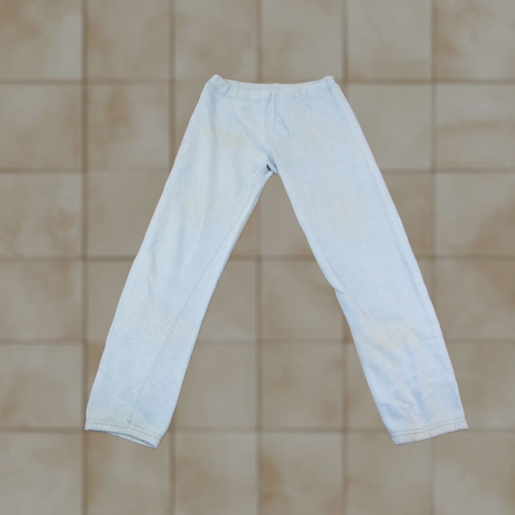Vintage True Vintage Discus Pants Womens Medium Blue Sweat Jogger Track Fleece 70s 80s Size 32" / US 10 / IT 46 - 1 Thumbnail