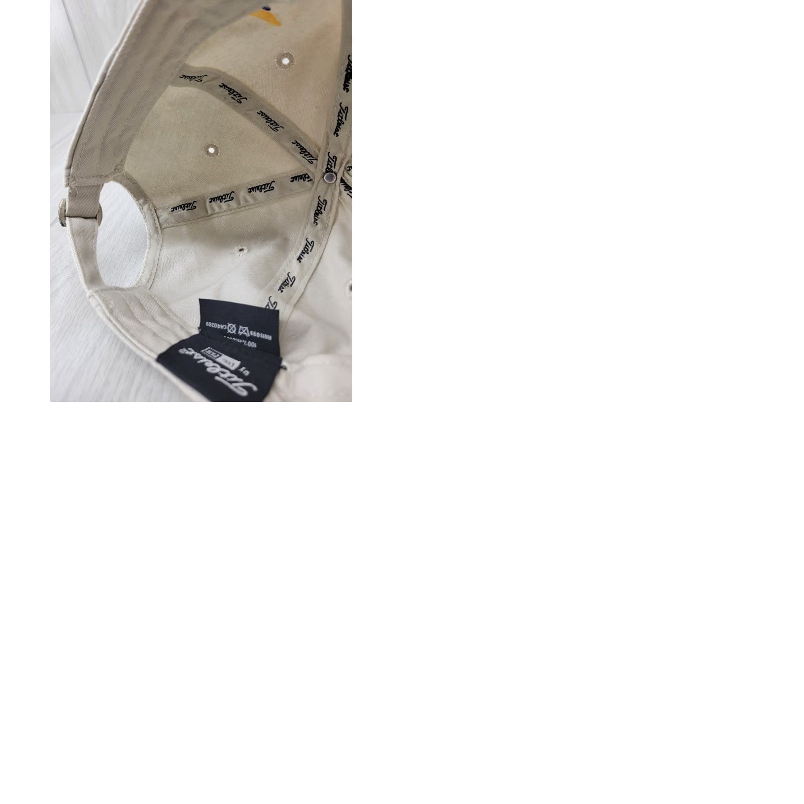 Titleist Titleist Golf Hat Cap Khaki Tan All4 Men One Size Khaki Logo Classic Vintage: No (adapted within constraints) Size ONE SIZE - 9 Thumbnail
