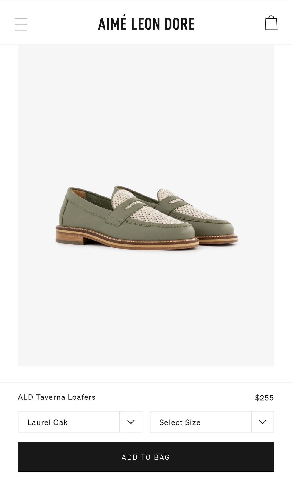 ALD Taverna Loafer Laurel Oak