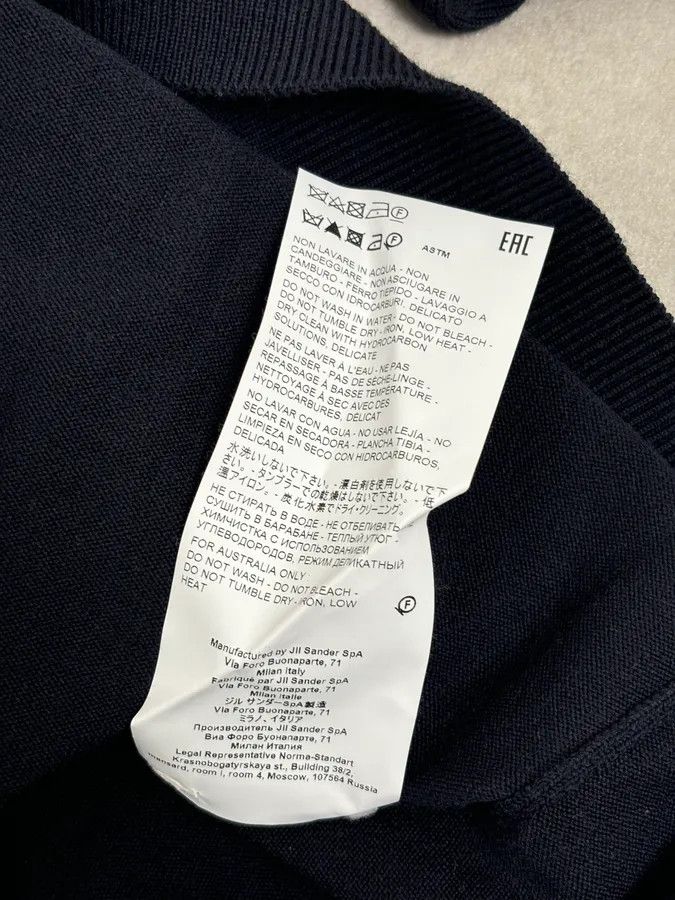 Jil Sander Jil Sander Two Front Bondage Navy Sweater Size US M / EU 48-50 / 2 - 10 Thumbnail