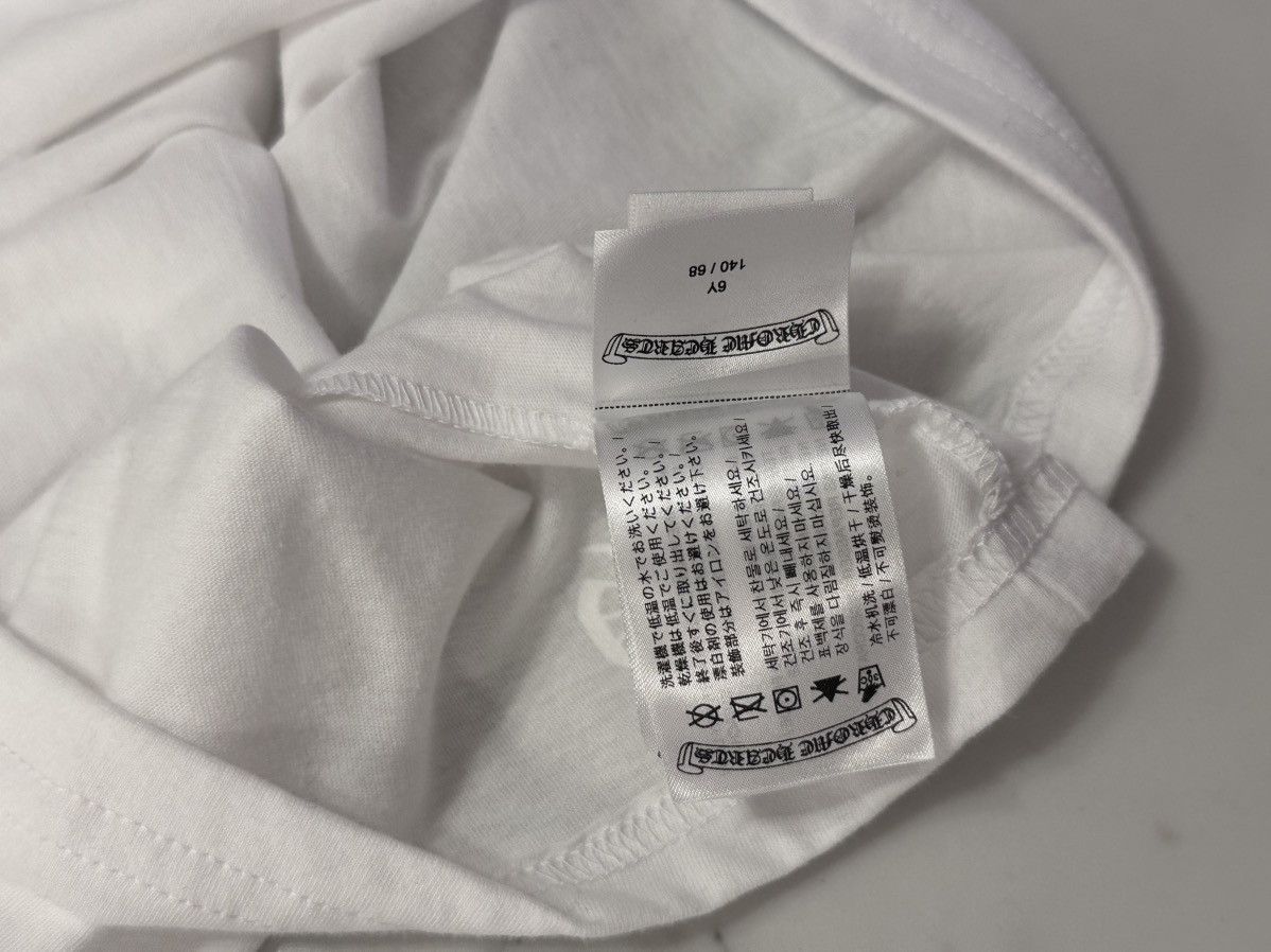 Chrome Hearts Chrome Hearts White Scroll Logo Short Sleeve Tee Size US XXS / EU 40 - 9 Thumbnail