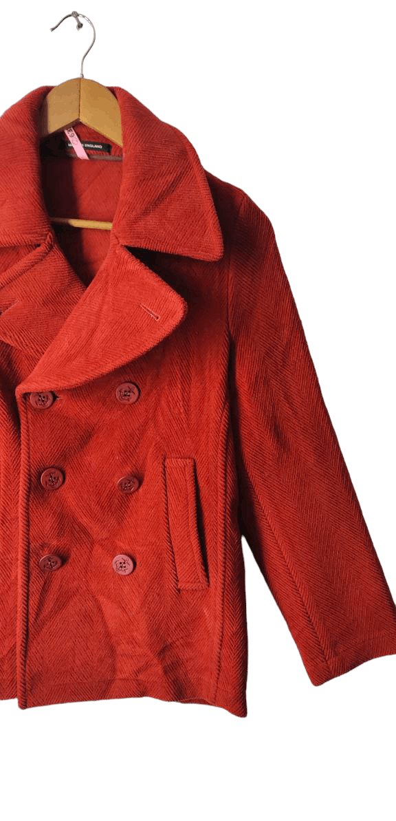 Vintage LURVA TRAM MADE IN ENGLAND PEACOAT JACKET Size S / US 4 / IT 40 - 5 Thumbnail