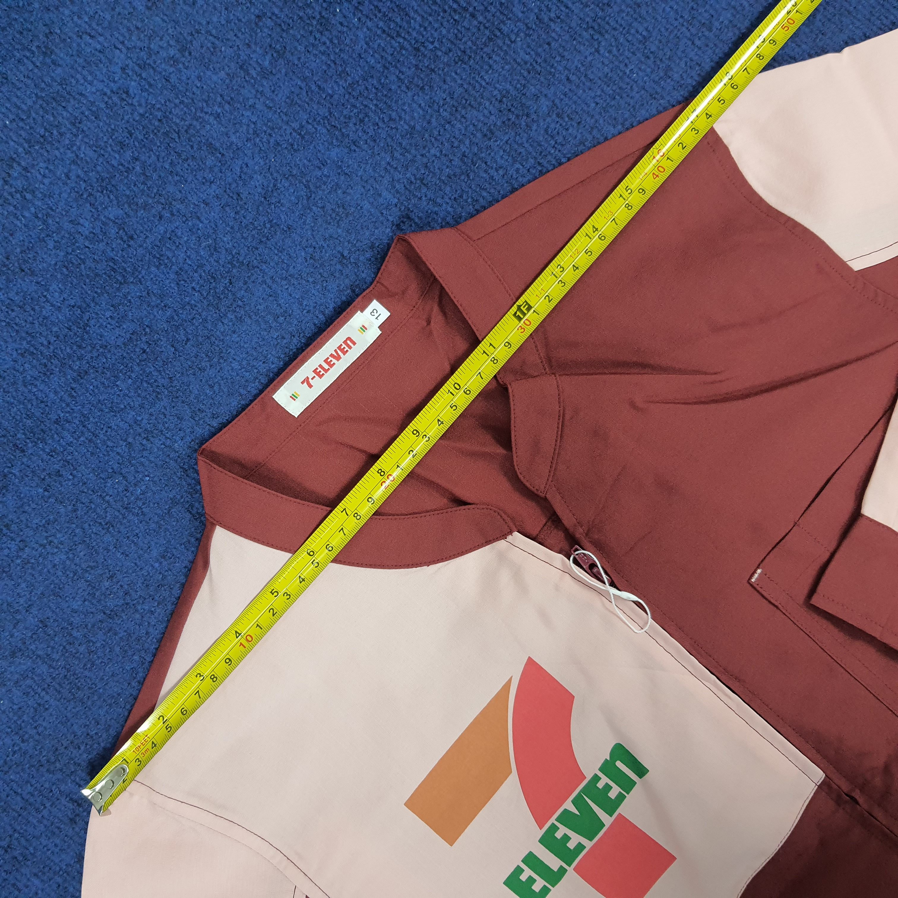 Japanese Brand × Vintage Vintage 7 Eleven Japan Edition Staff Uniform Work Jacket Size M / US 6-8 / IT 42-44 - 9 Thumbnail