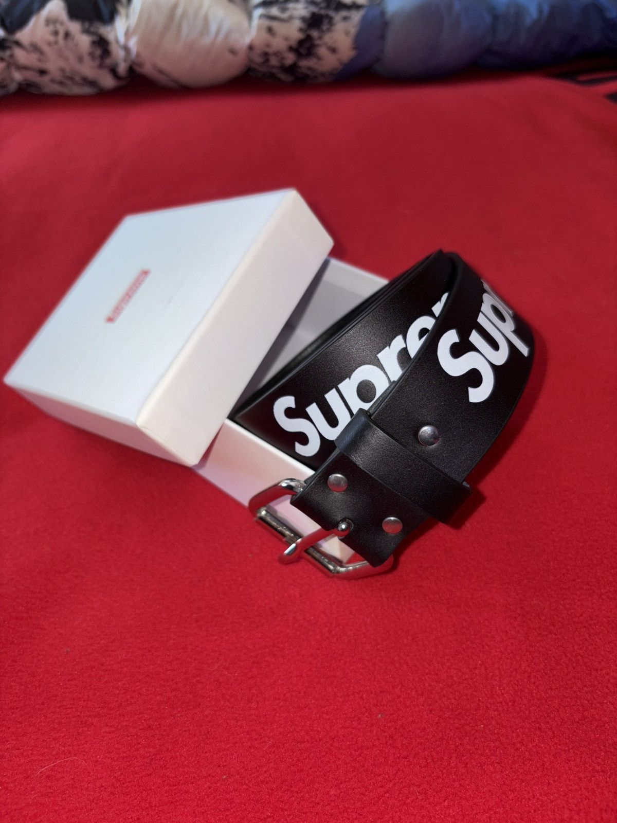 Supreme Repeat Leather Belt Floral | Grailed