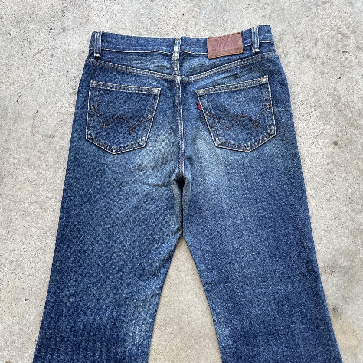 Japanese Brand W29 Vintage Edwin 503 Faded BOOTCUT Jeans FLARE Pants Denim Size US 29 - 9 Thumbnail