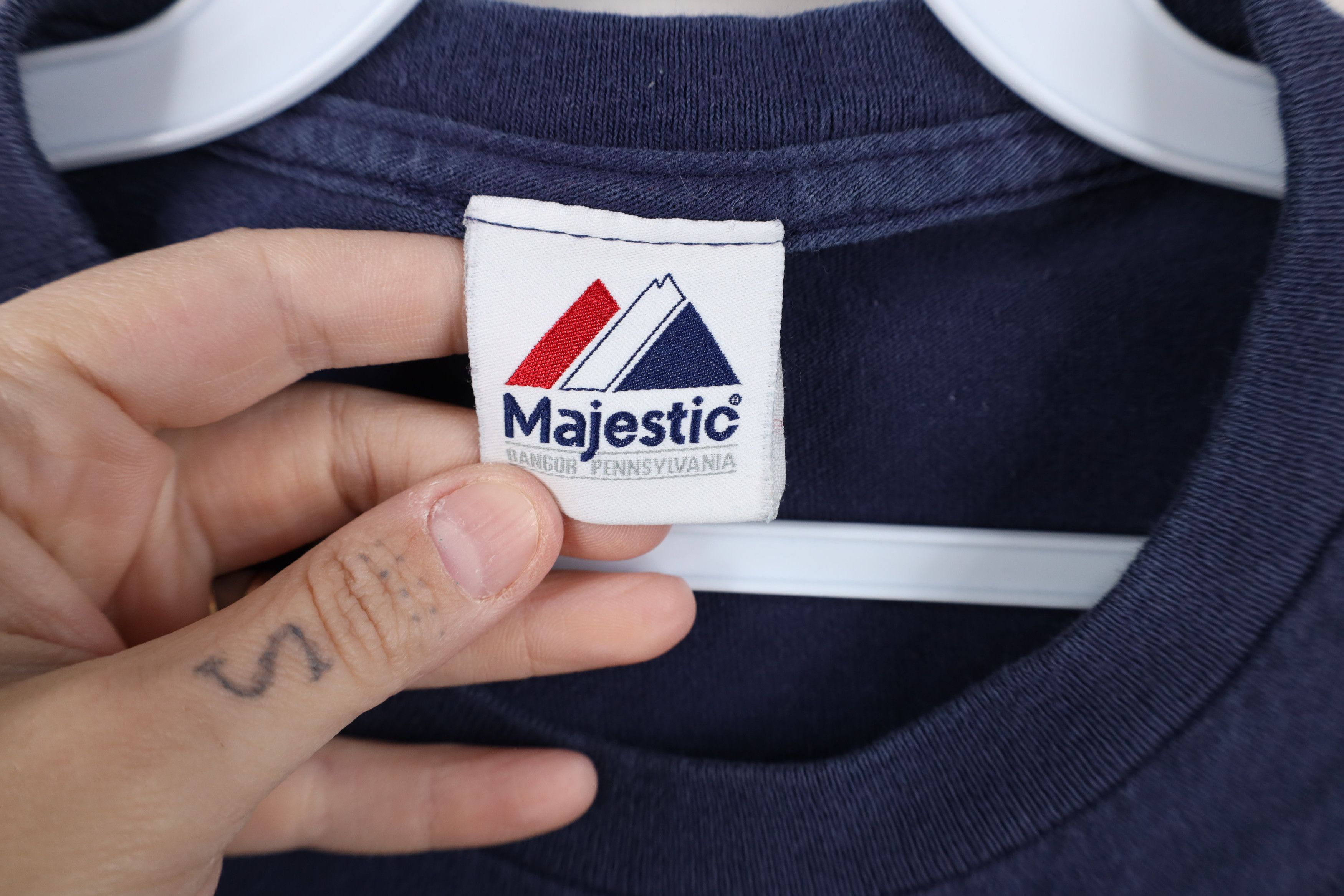 Majestic Vintage Majestic Detroit Tigers Baseball T-Shirt Blue Size US M / EU 48-50 / 2 - 10 Thumbnail