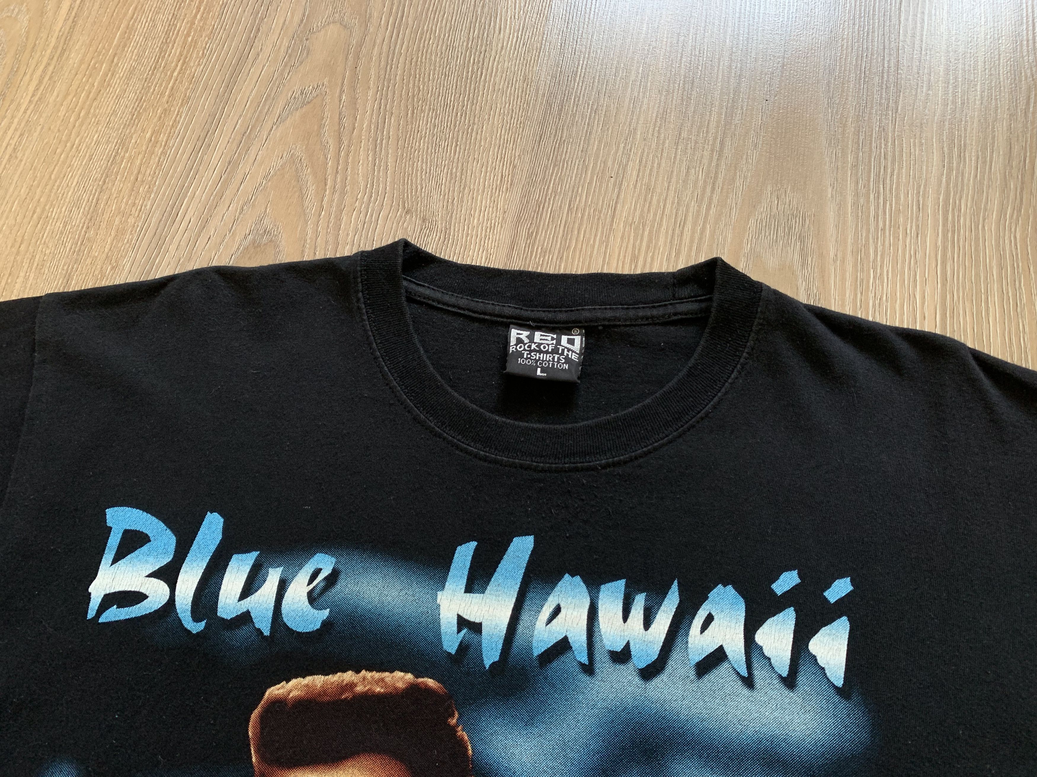 Band Tees × Vintage Vintage Elvis Presley Blue Hawaii T Shirt Size US L / EU 52-54 / 3 - 4 Thumbnail