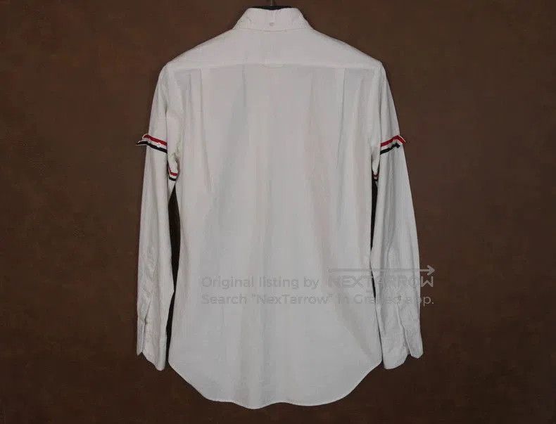 Thom Browne Thom Browne White Long Sleeve Shirt. Size US S / EU 44-46 / 1 - 3 Thumbnail