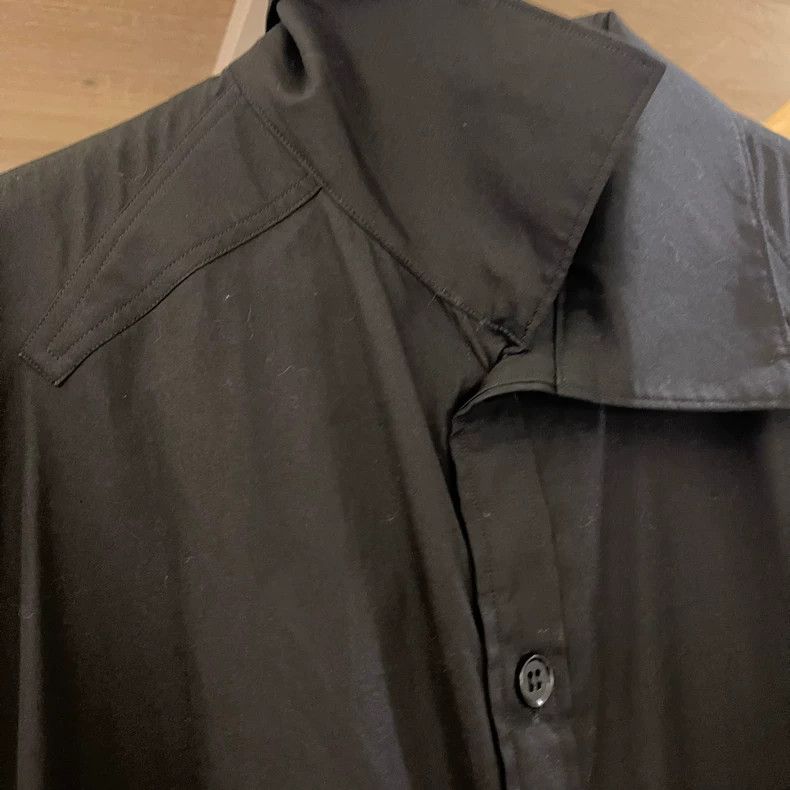 Yohji Yamamoto Yohji Yamamoto 19ss blue long-sleeve shirt 2504-Nextarrow Size US L / EU 52-54 / 3 - 4 Thumbnail