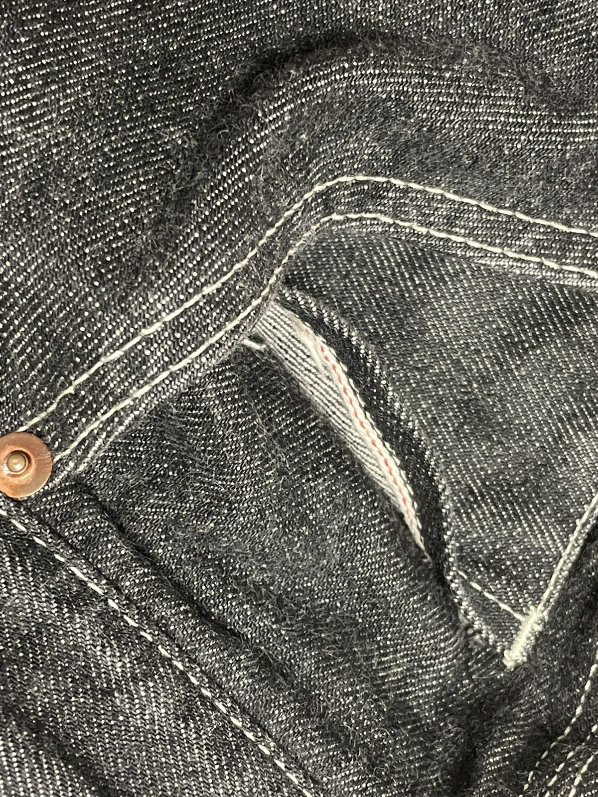 Japanese Brand Houston Selvedge Denim Painter Pants Size US 30 / EU 46 - 4 Thumbnail