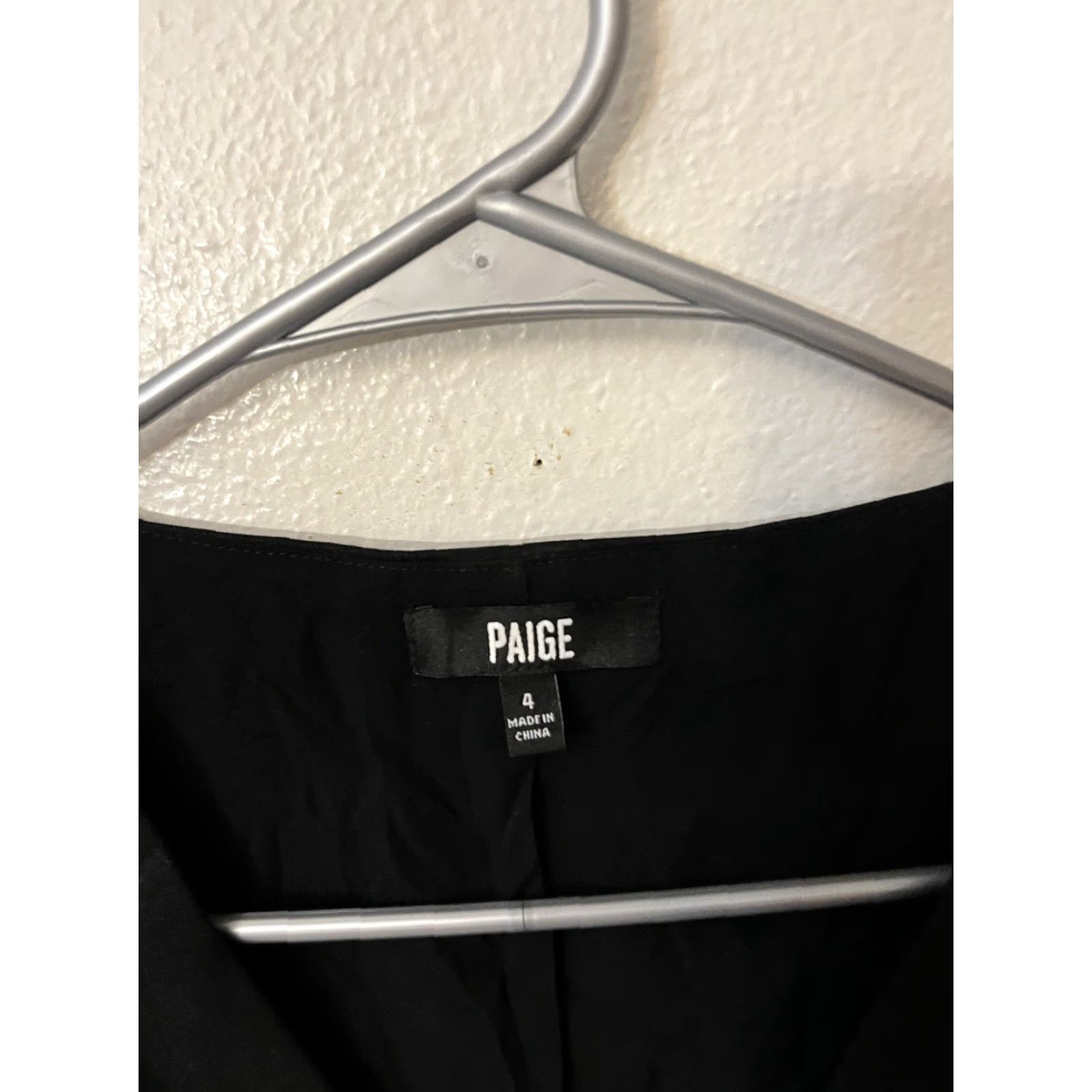 Paige Paige Womens Vest Black Iris Size 4 Lyocell Women Vest 4 Black Paige Iris Vest Womens Clothing Basic Jacket Ladies 4 Black Size S / US 4 / IT 40 - 3 Thumbnail