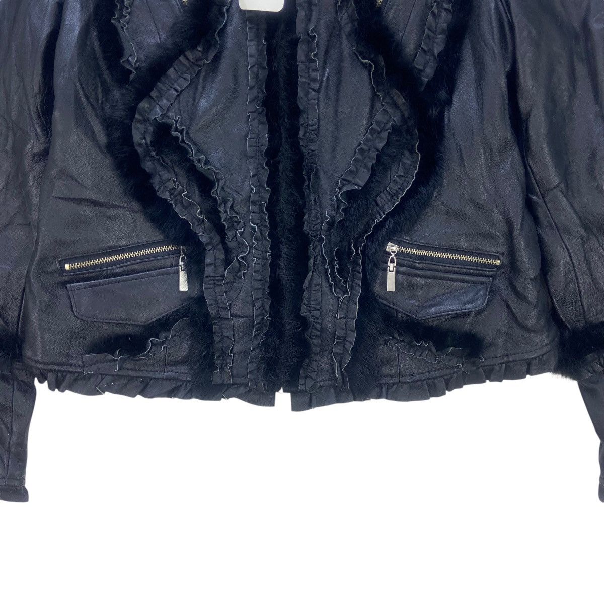 Griffin Griffin Sheepskin Leather Fur Lapin Jacket Size S / US 4 / IT 40 - 8 Thumbnail
