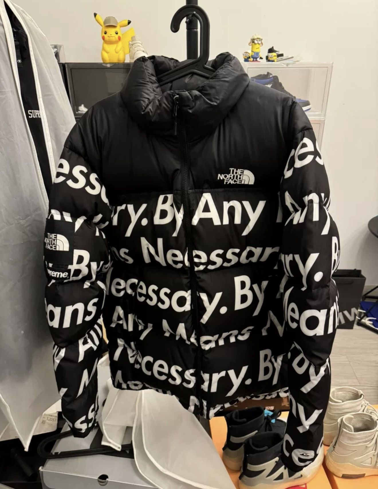 Supreme The North Face Supreme tnf the north face black bamn nuptse Jacket Grailed