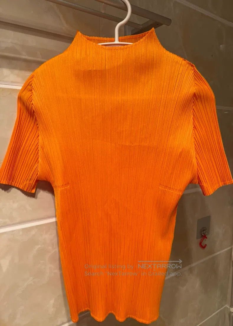 Issey Miyake Issey Miyake Yellow Mandarin Collar Short Sleeve Size XL / US 12-14 / IT 48-50 - 1 Thumbnail
