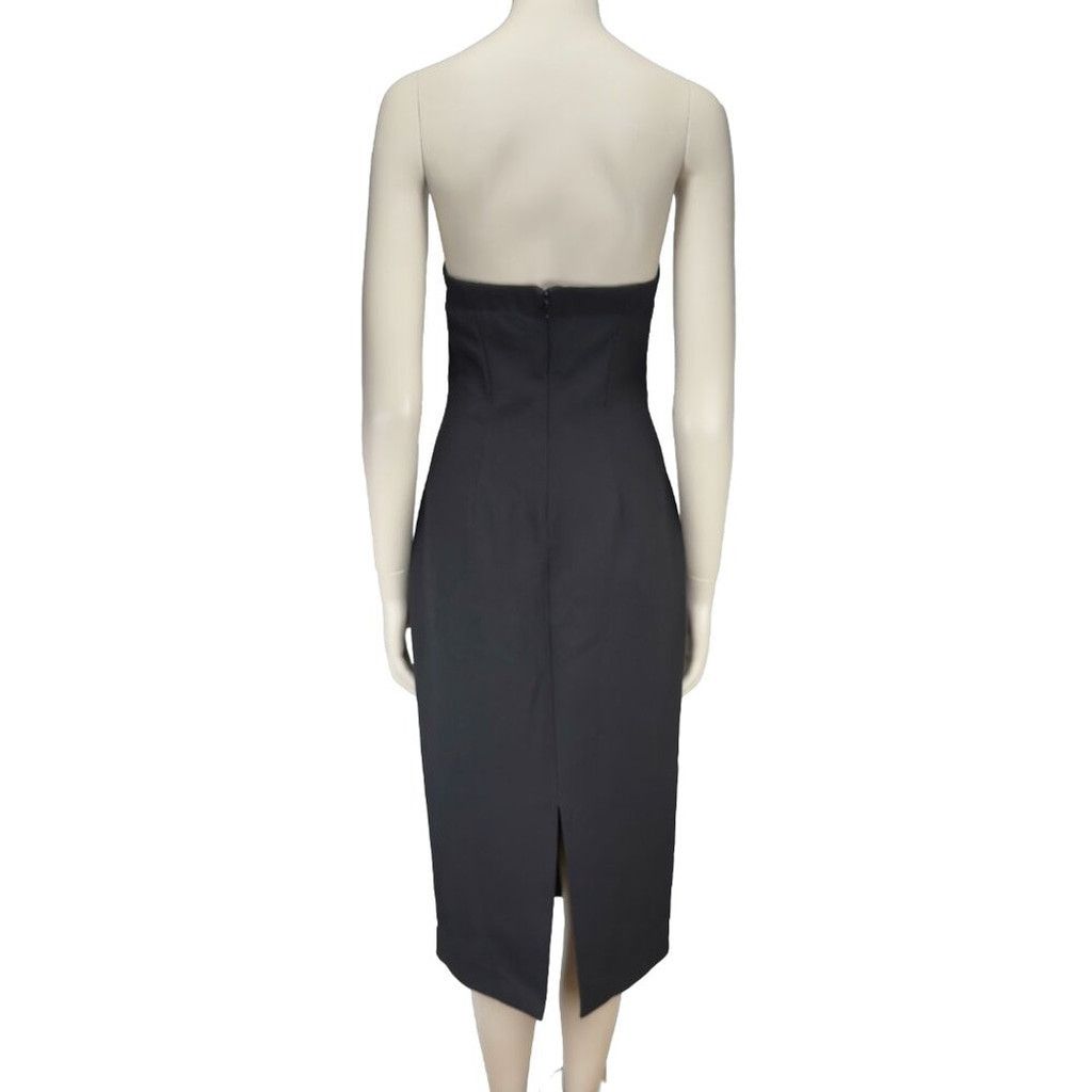 Other BABATON Strapless Bodycon Sheath A-Line Black Dress Size 2 Size XS / US 0-2 / IT 36-38 - 4 Thumbnail