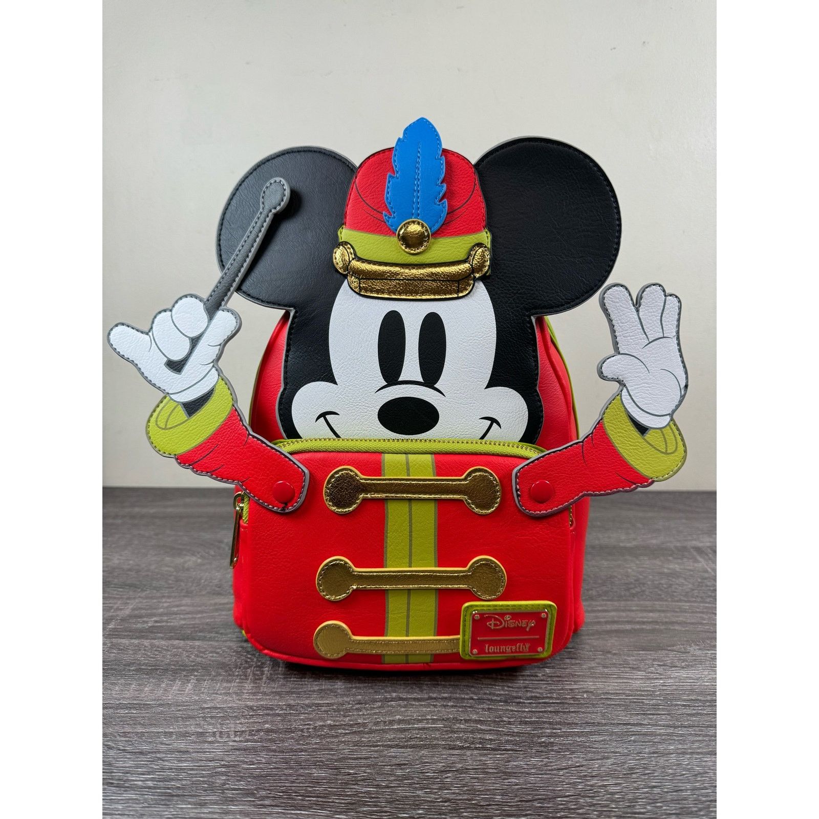 Disney Disney Loungefly Backpack Red Mickey Mouse The Band Concert Size ONE SIZE - 1 Thumbnail
