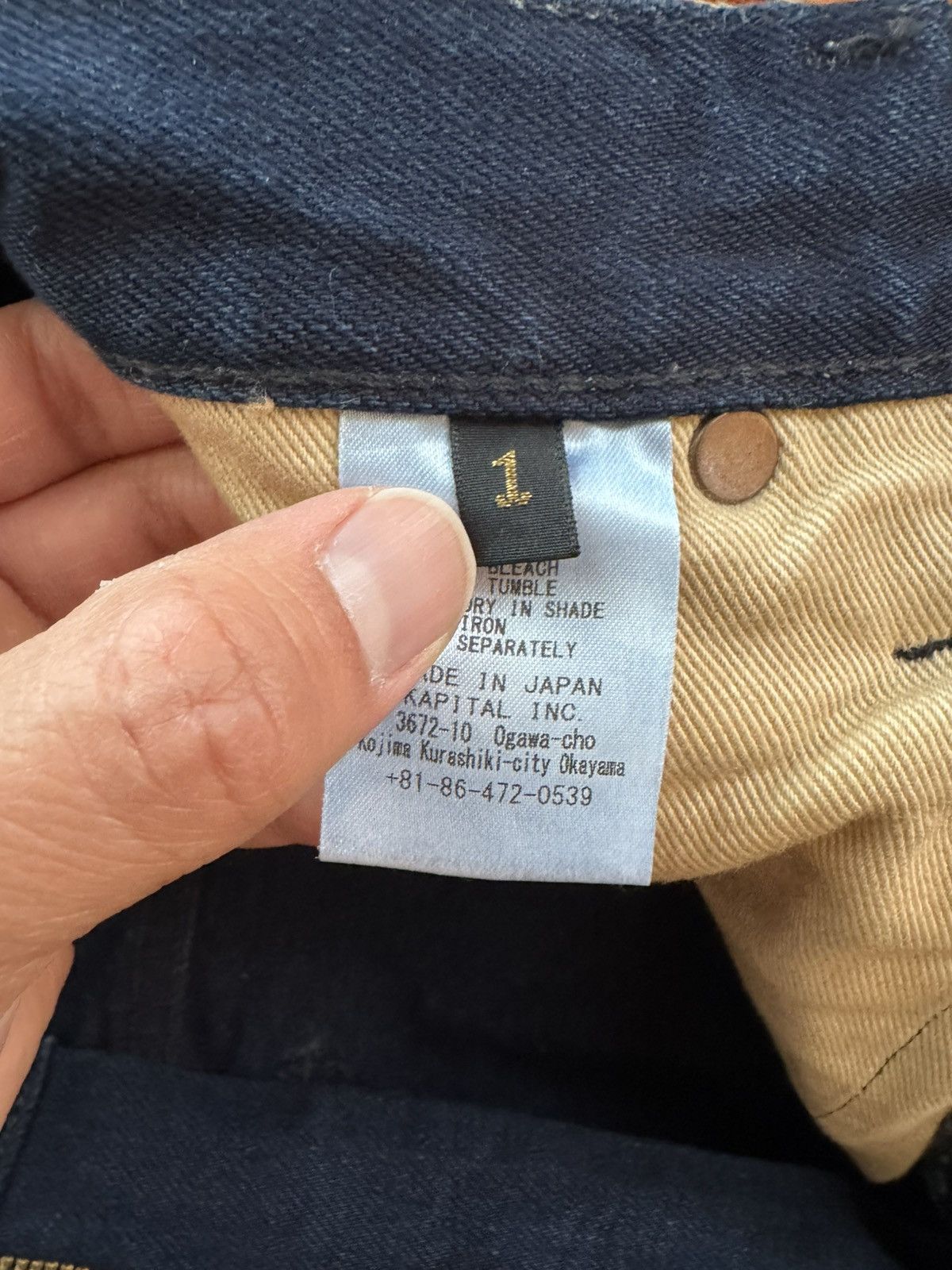 Kapital Kapital IDG Indigo Dyed 14oz. Ringoman Denim Pants Size US 28 / EU 44 - 9 Thumbnail
