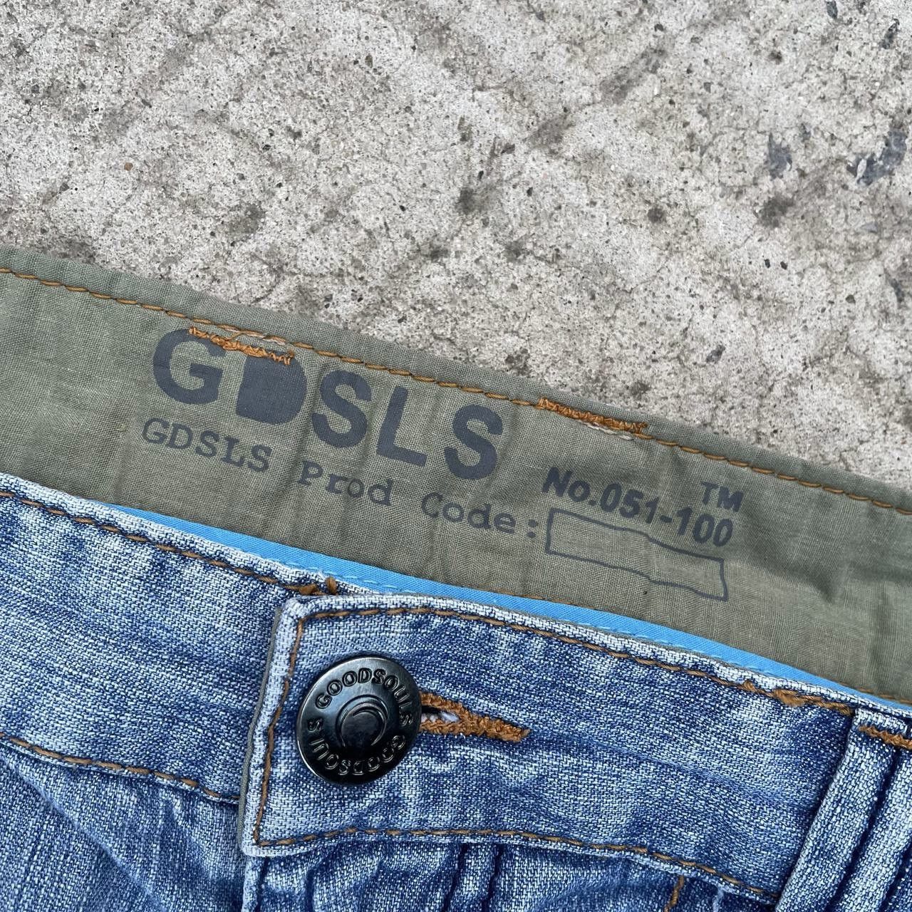 Le Grande Bleu (L.G.B.) Vintage Japanese Style GDSLS Crazy Fit Jeans Double Knee Size US 32 / EU 48 - 8 Thumbnail