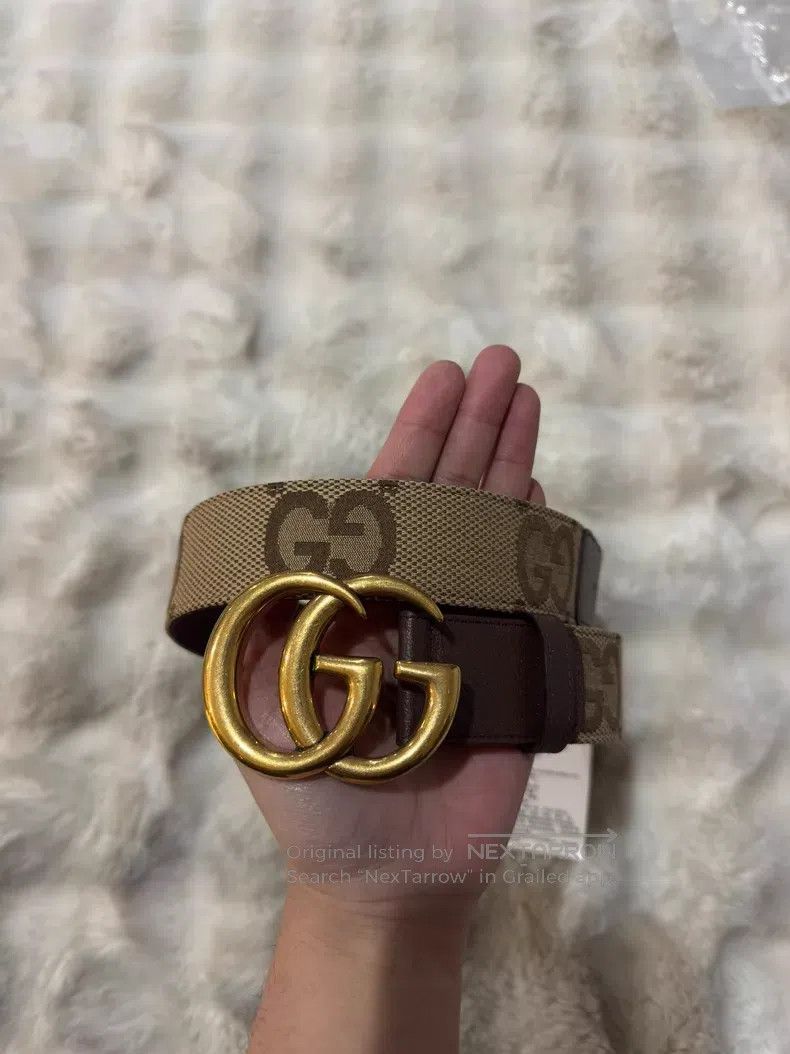 Saint Laurent Paris Saint Laurent Paris size 75 Double G Logo Printed Leather B Size ONE SIZE - 1 Thumbnail