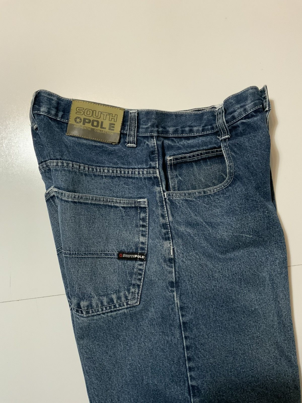 Southpole × Vintage VTG Y2K 2000s Southpole Baggy Hip Hop Denim Jean Shorts Size US 34 / EU 50 - 8 Thumbnail