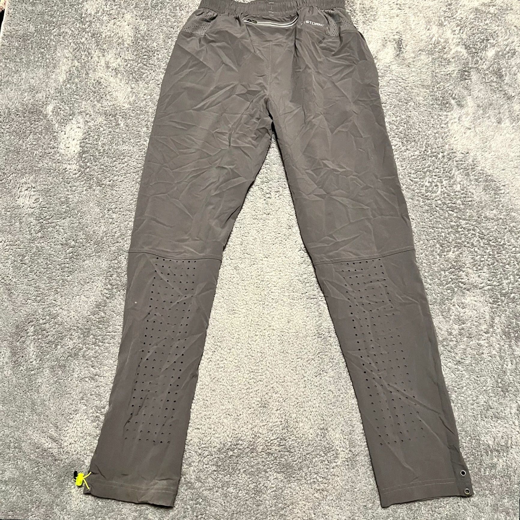 Under Armour Under Armour Pants Mens Medium Storm Vent Running Training Gray Lightweight Jogger Regular Mens Size US 31 - 5 Thumbnail