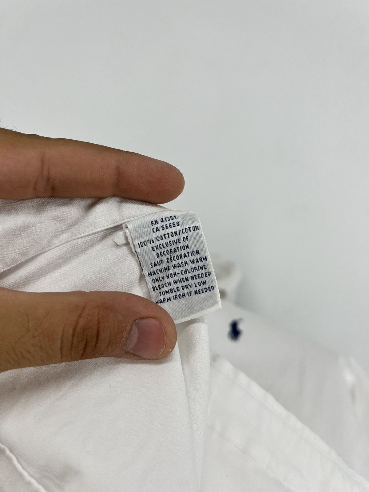 Polo Ralph Lauren × Ralph Lauren × Vintage Vintage White Shirt Polo Ralph Lauren Size XL Rare Size US XL / EU 56 / 4 - 11 Thumbnail