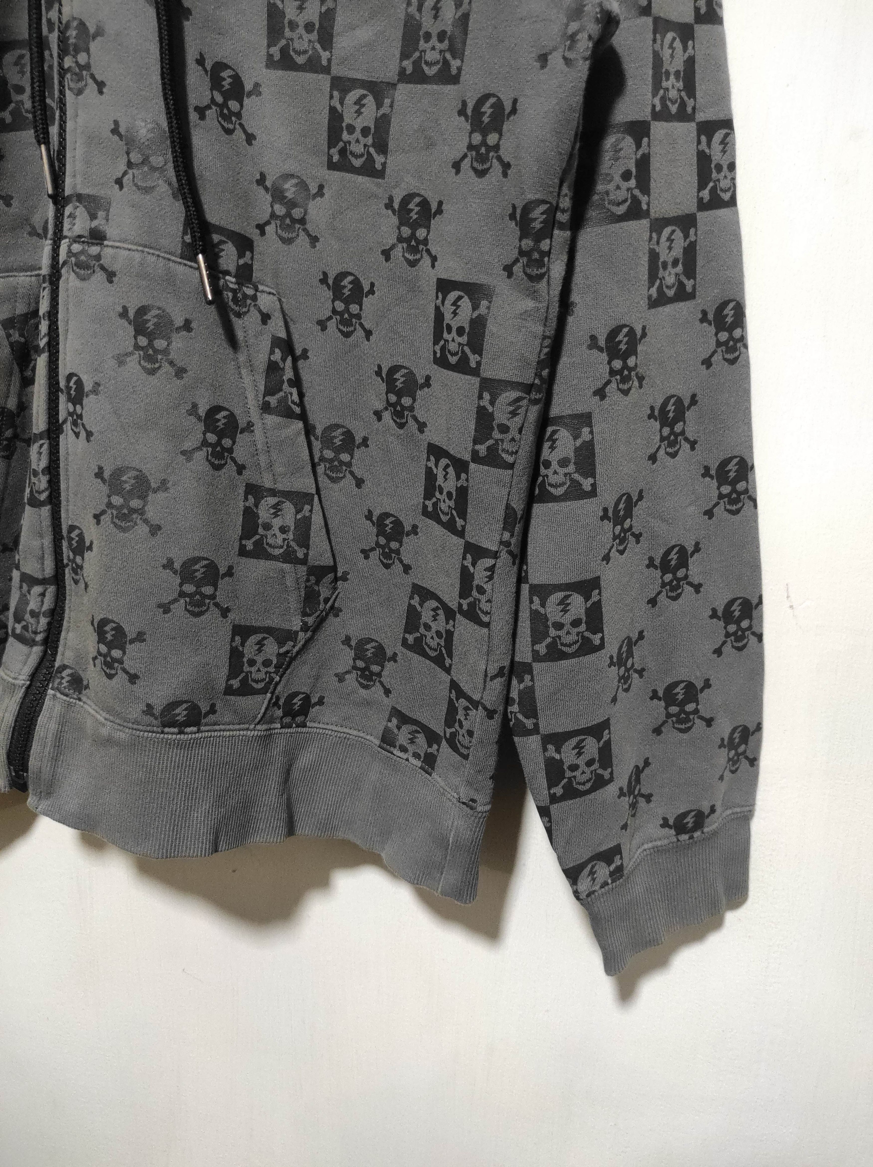 Hysteric Glamour Blue Cross Skull Zip Fur Hoodie i6w9 LBG style Size US M / EU 48-50 / 2 - 6 Thumbnail