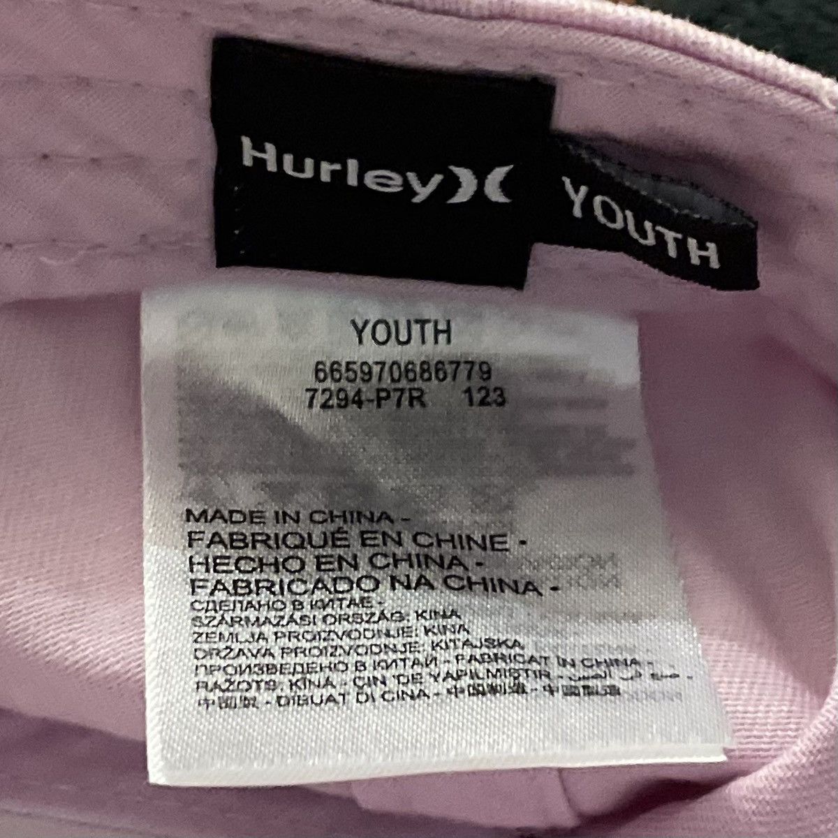 Hurley Vintage Y2K Youth Hurley Pink Basketball Cap Hat Youth Size Size ONE SIZE - 7 Thumbnail