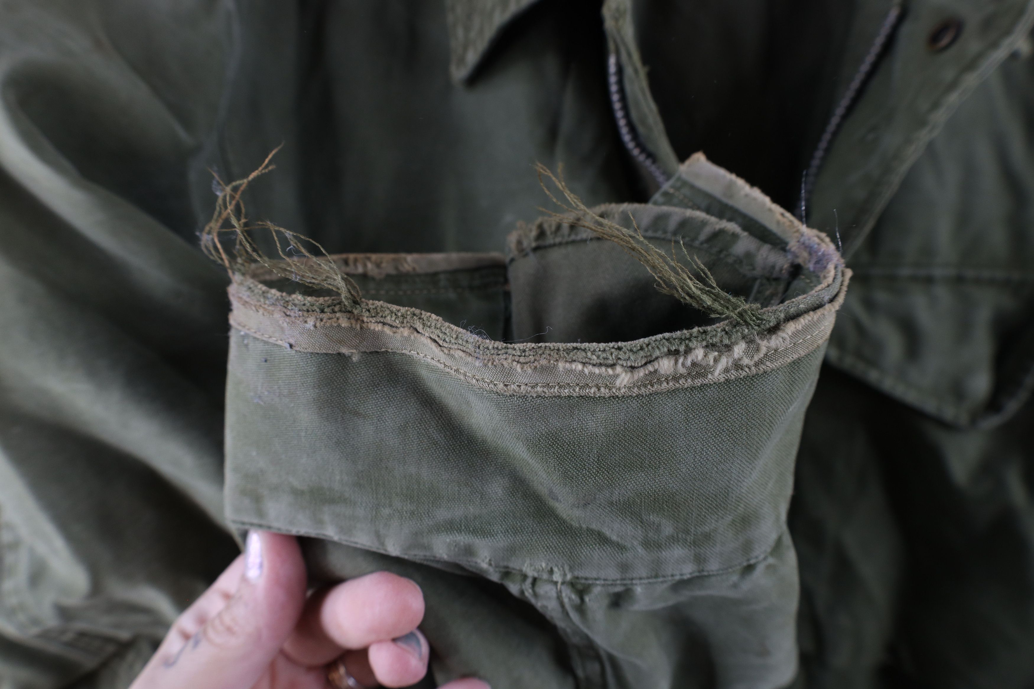 Vintage Vintage 50s Korean War M-1951 Field Shell Jacket Green USA Size US M / EU 48-50 / 2 - 6 Thumbnail
